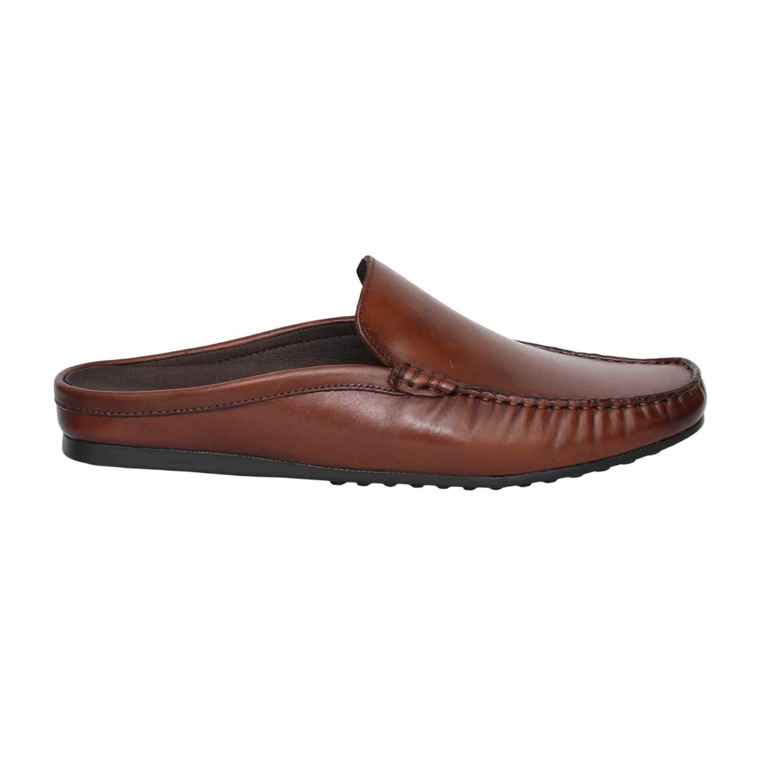 Men Classic Dark Tan Mule