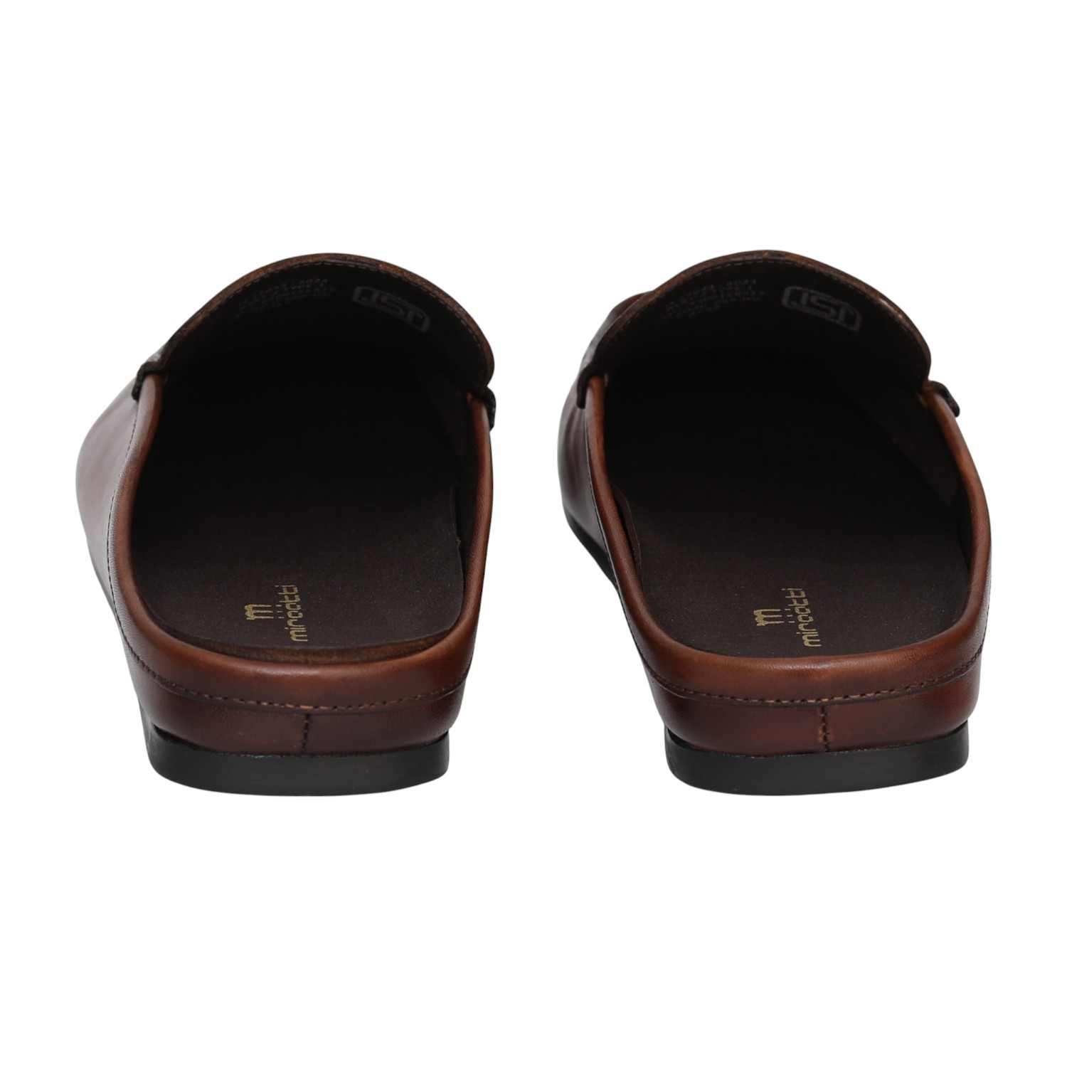Men Classic Dark Tan Mule