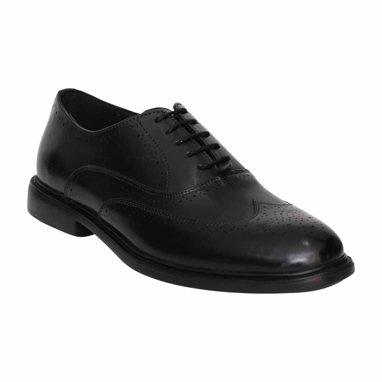 Men Black Brogue Formal Shoes