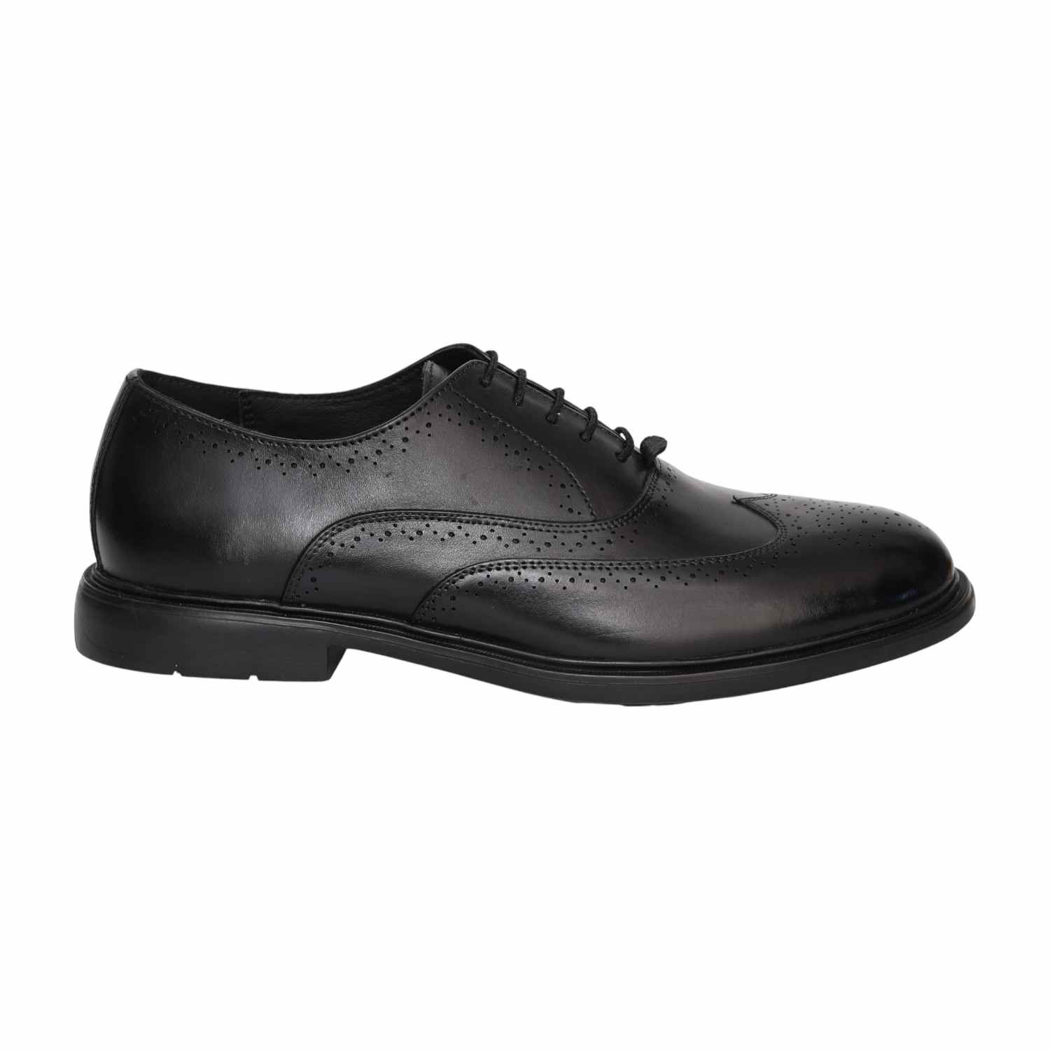 Men Black Brogue Formal Shoes