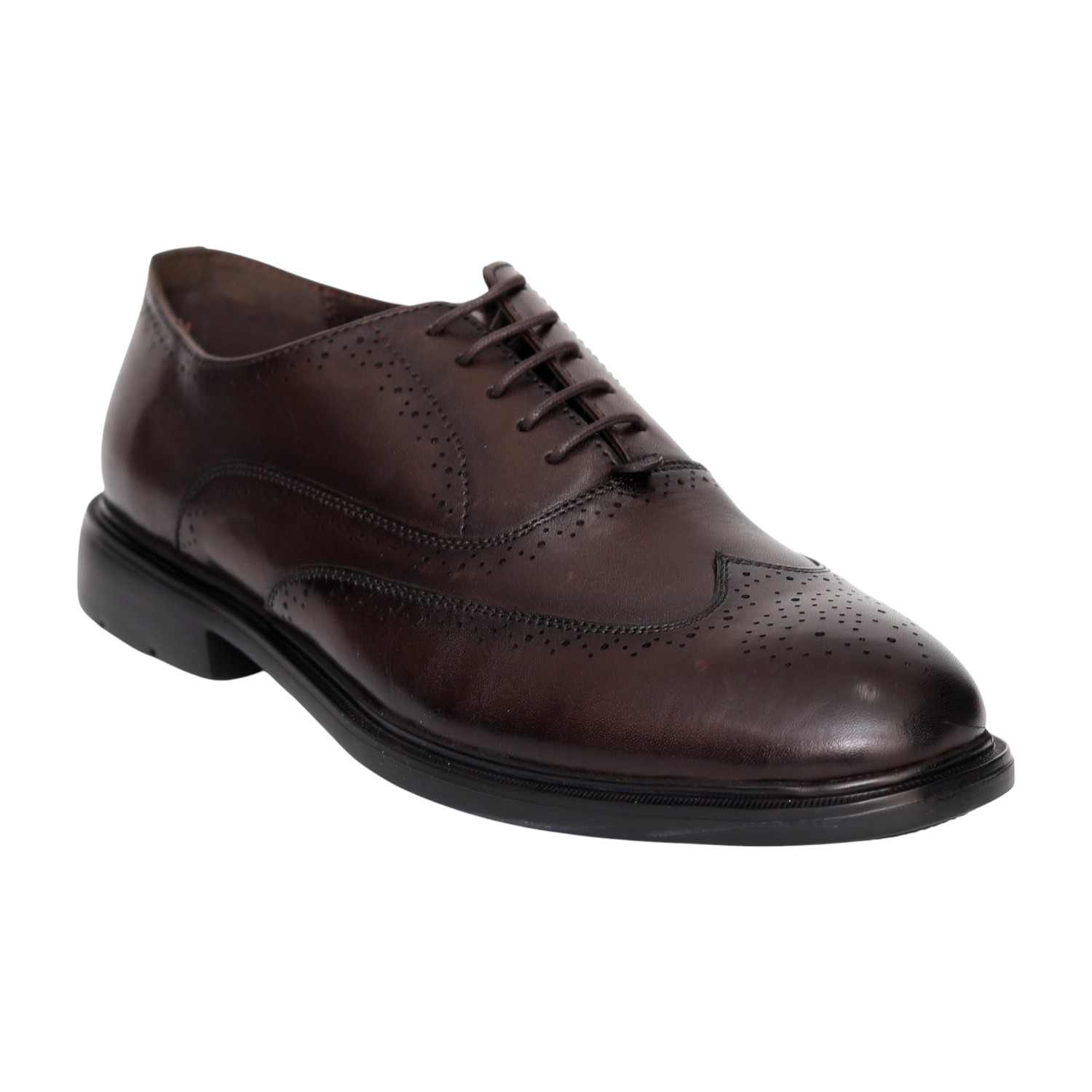 Men Brown Brogue Formal Shoes