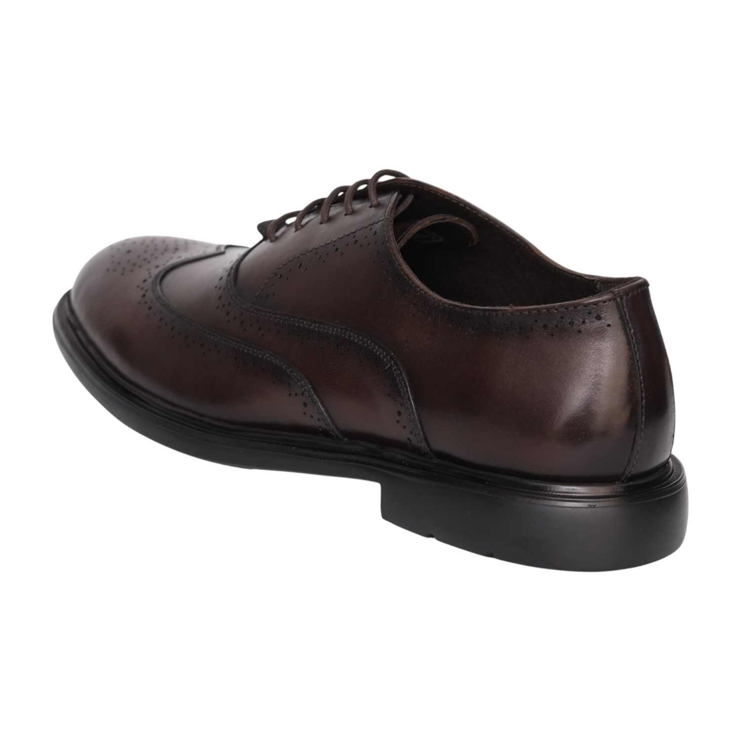 Men Brown Brogue Formal Shoes