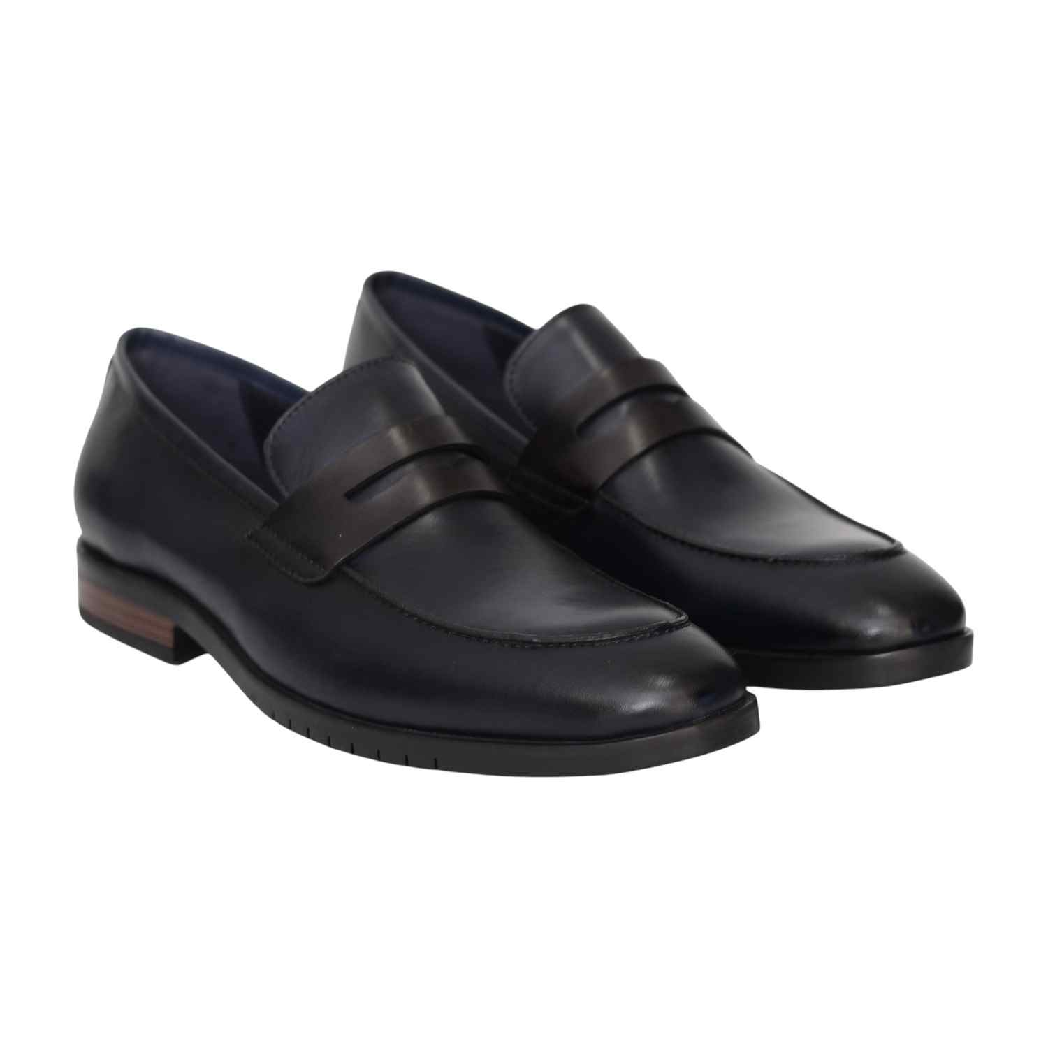 Men Navy Langford Formal Slip-On Shoes