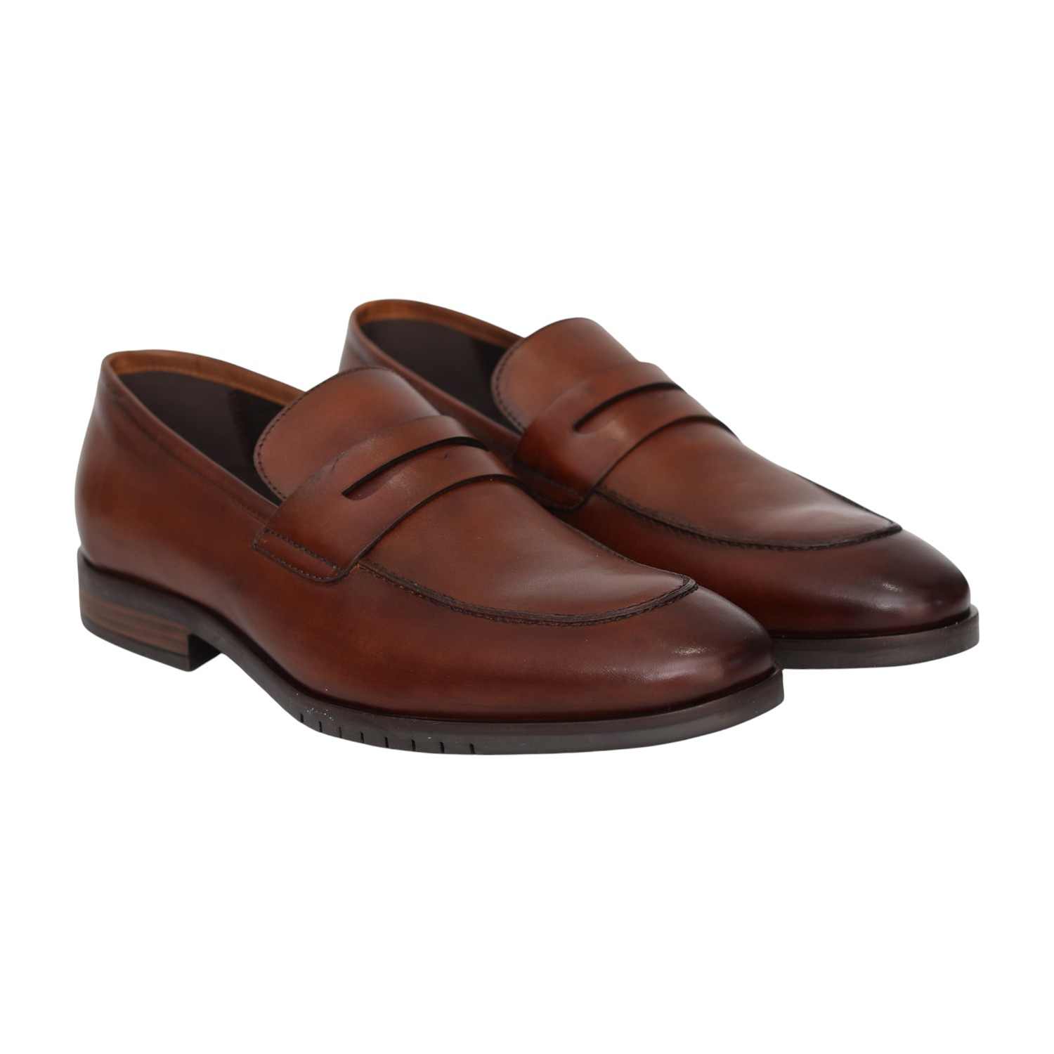 Men Tan Langford Formal Slip-On Shoes