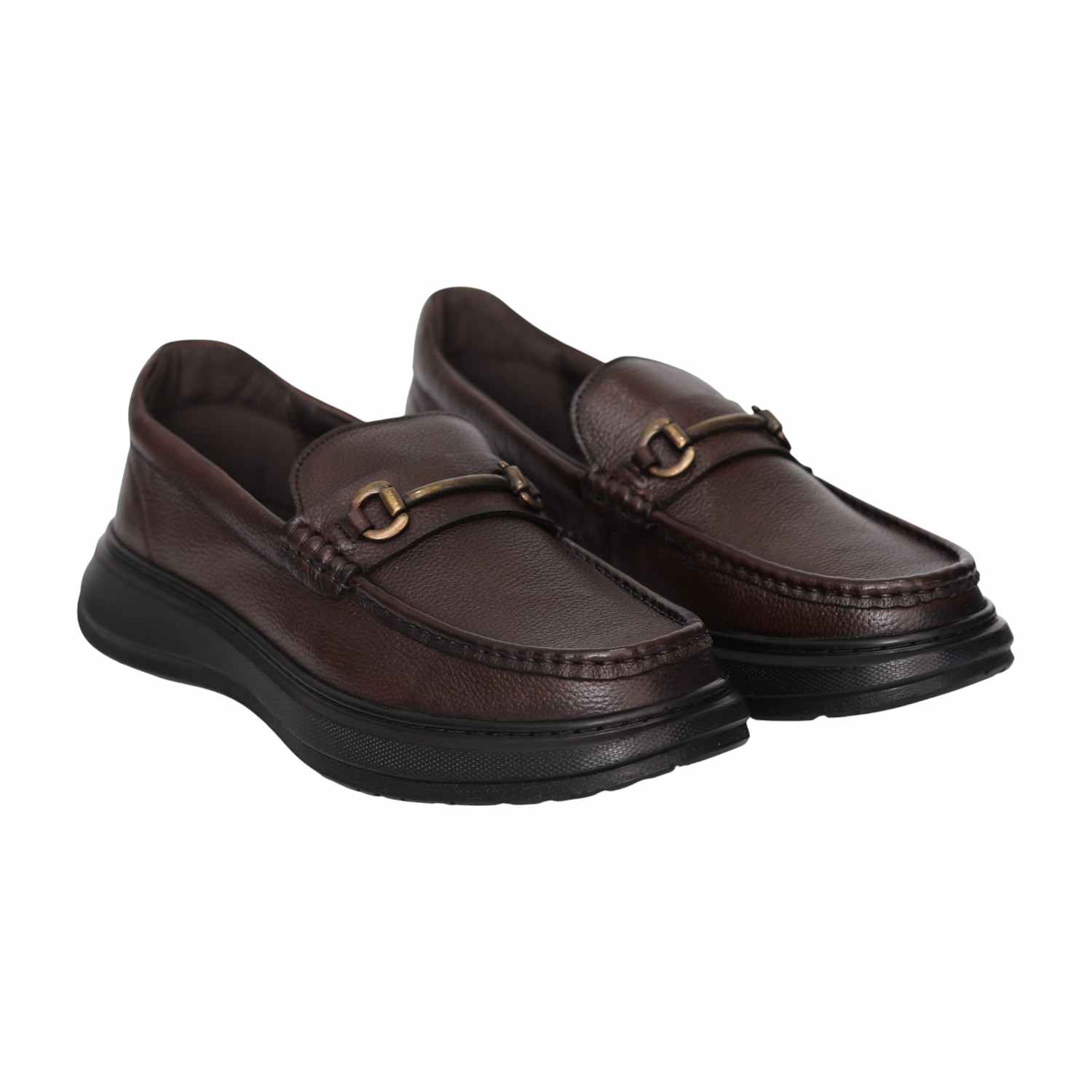 Men Brown Dunley Formal  Loafers