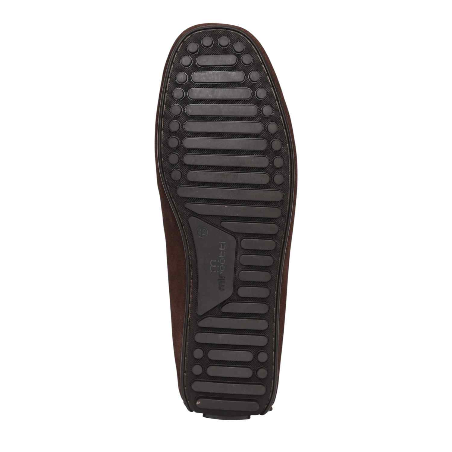 Men Brown Bellario Suede Loafers