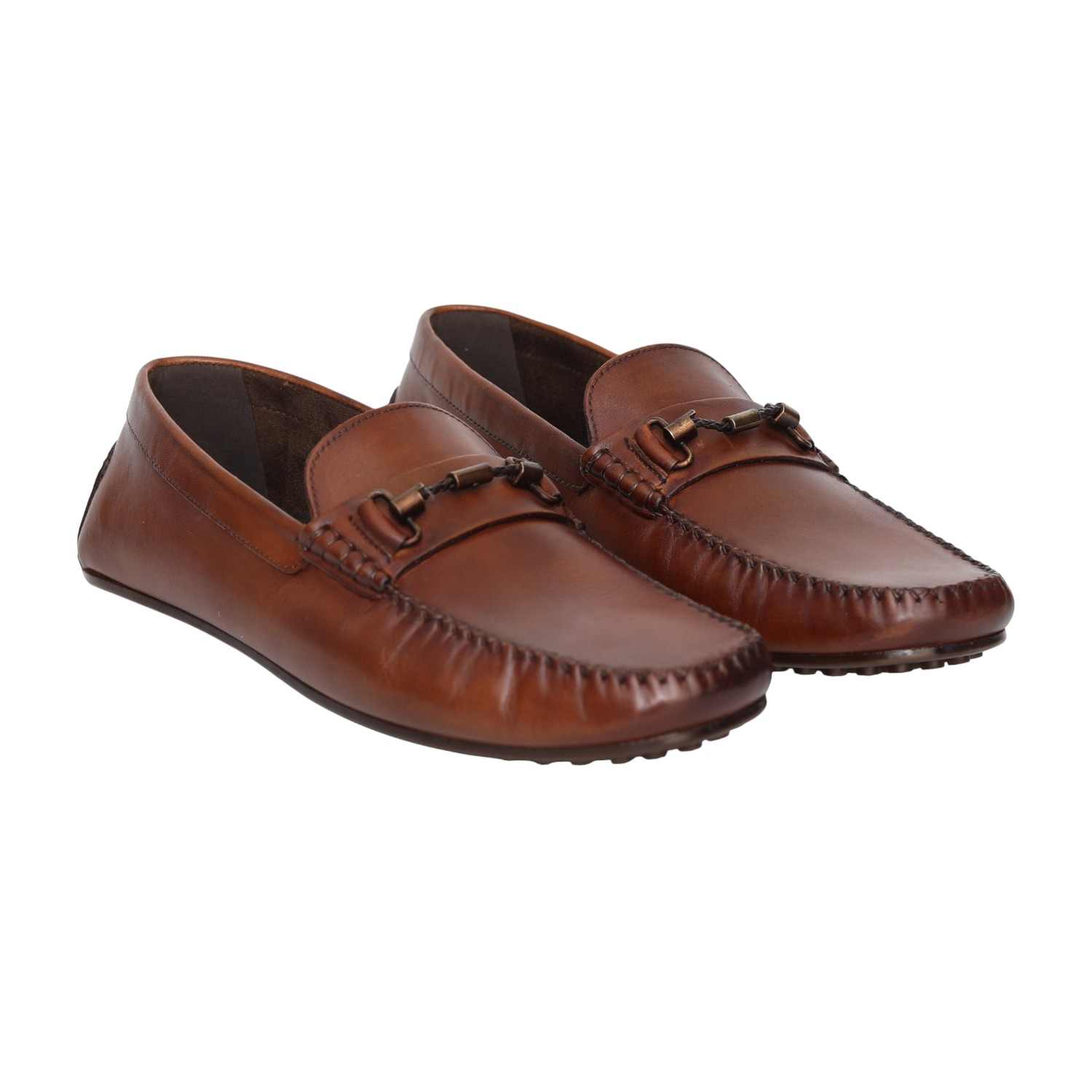 Men Dark Tan Rivello Premium Loafers