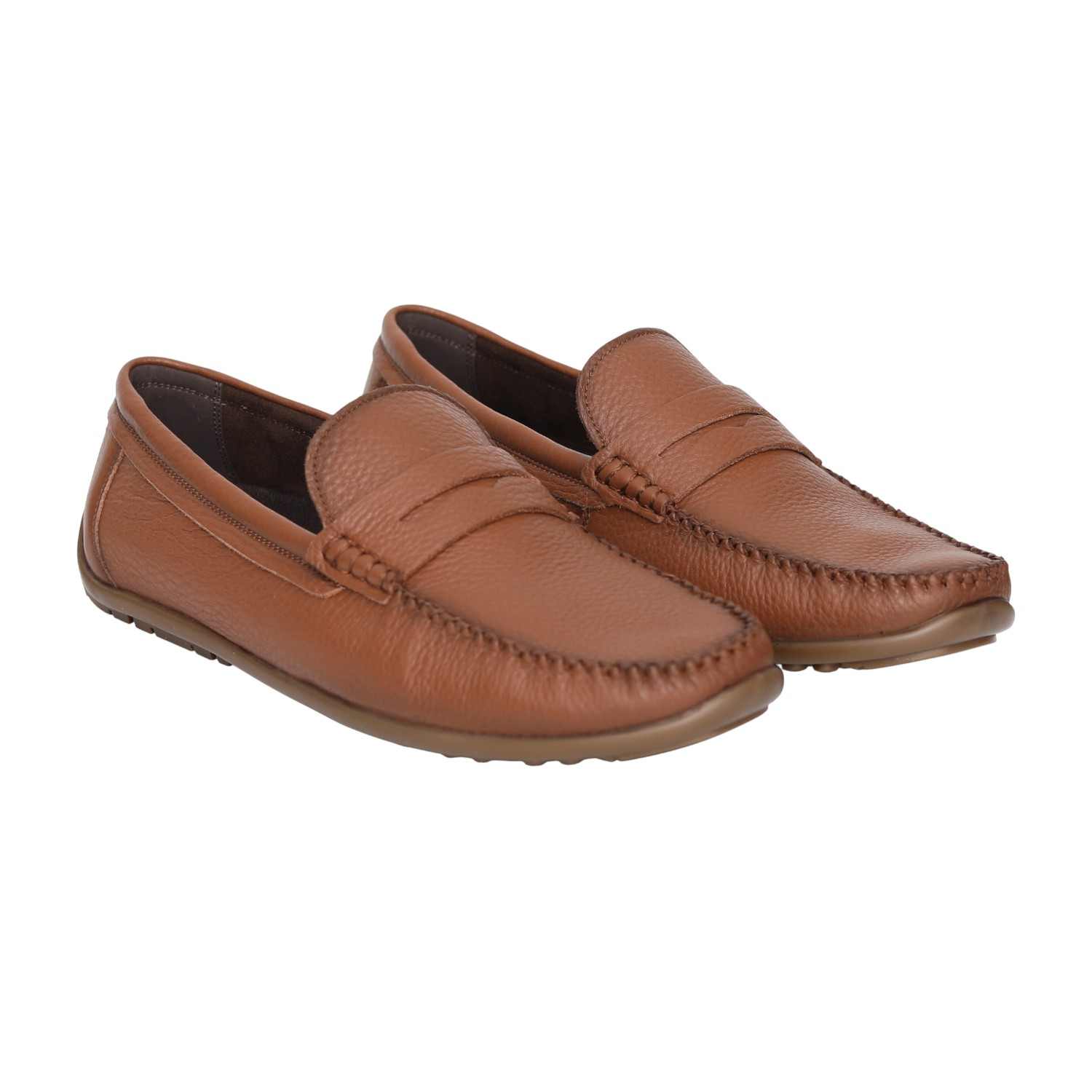 Men Dark Tan Avelin Everyday Loafers