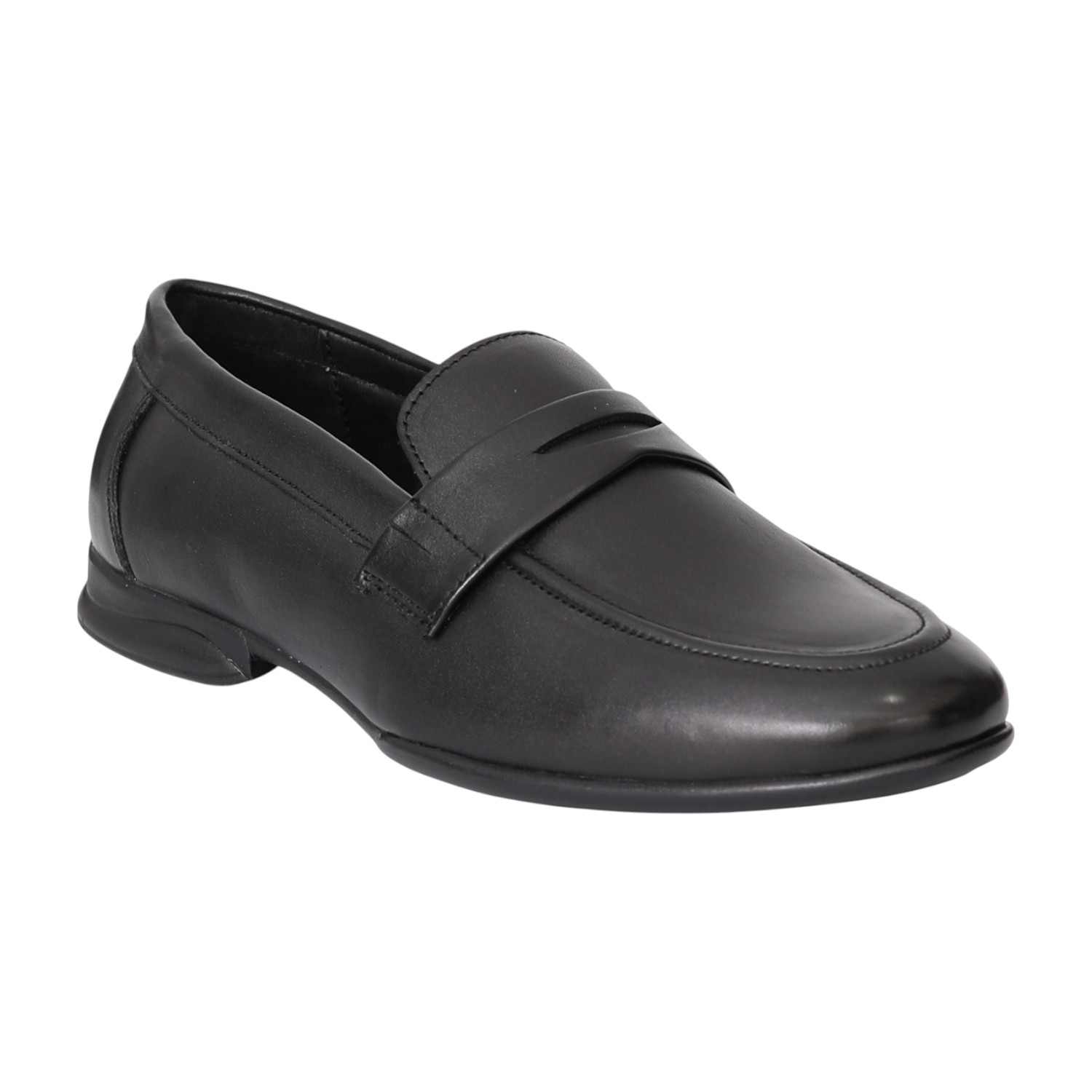 Men Black Classic Penny Loafers