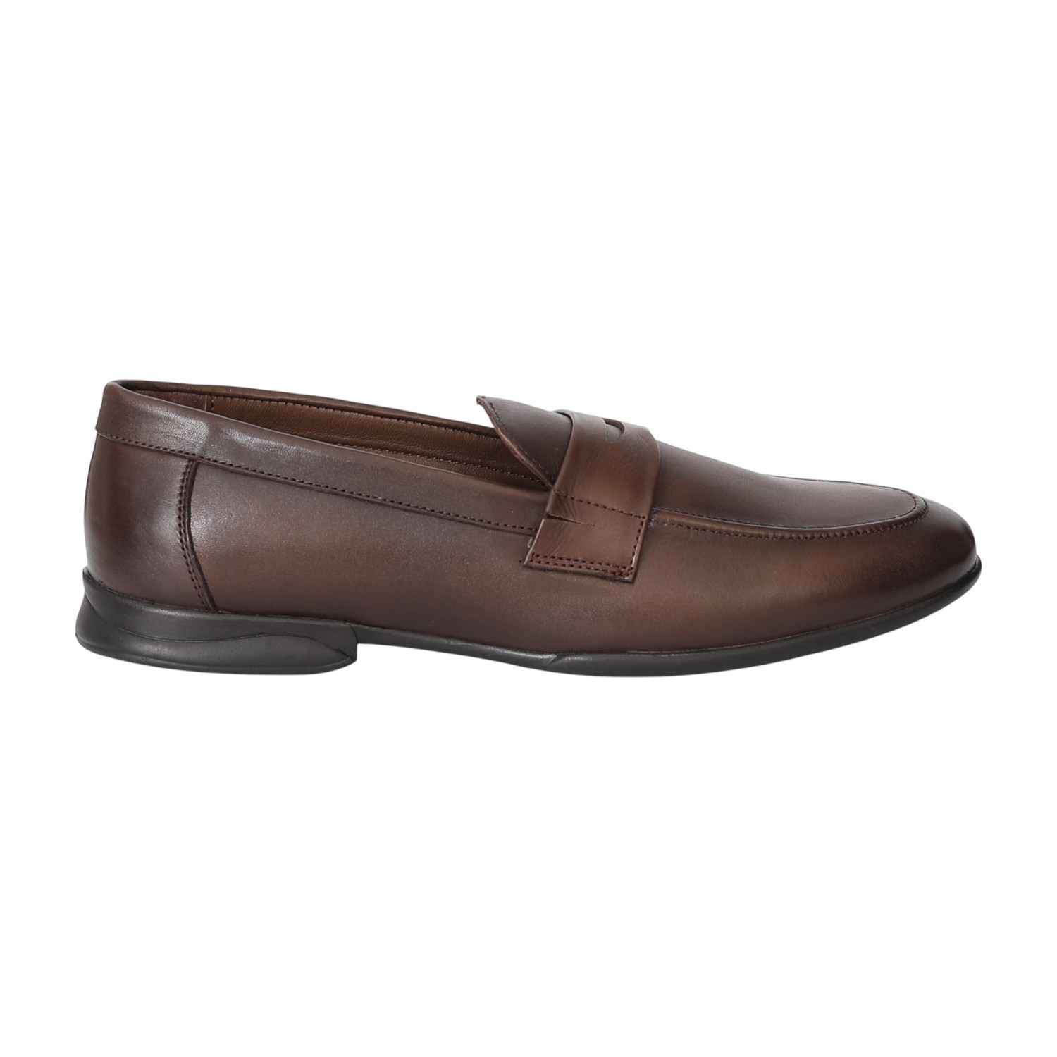 Men Brown Classic Penny Loafers