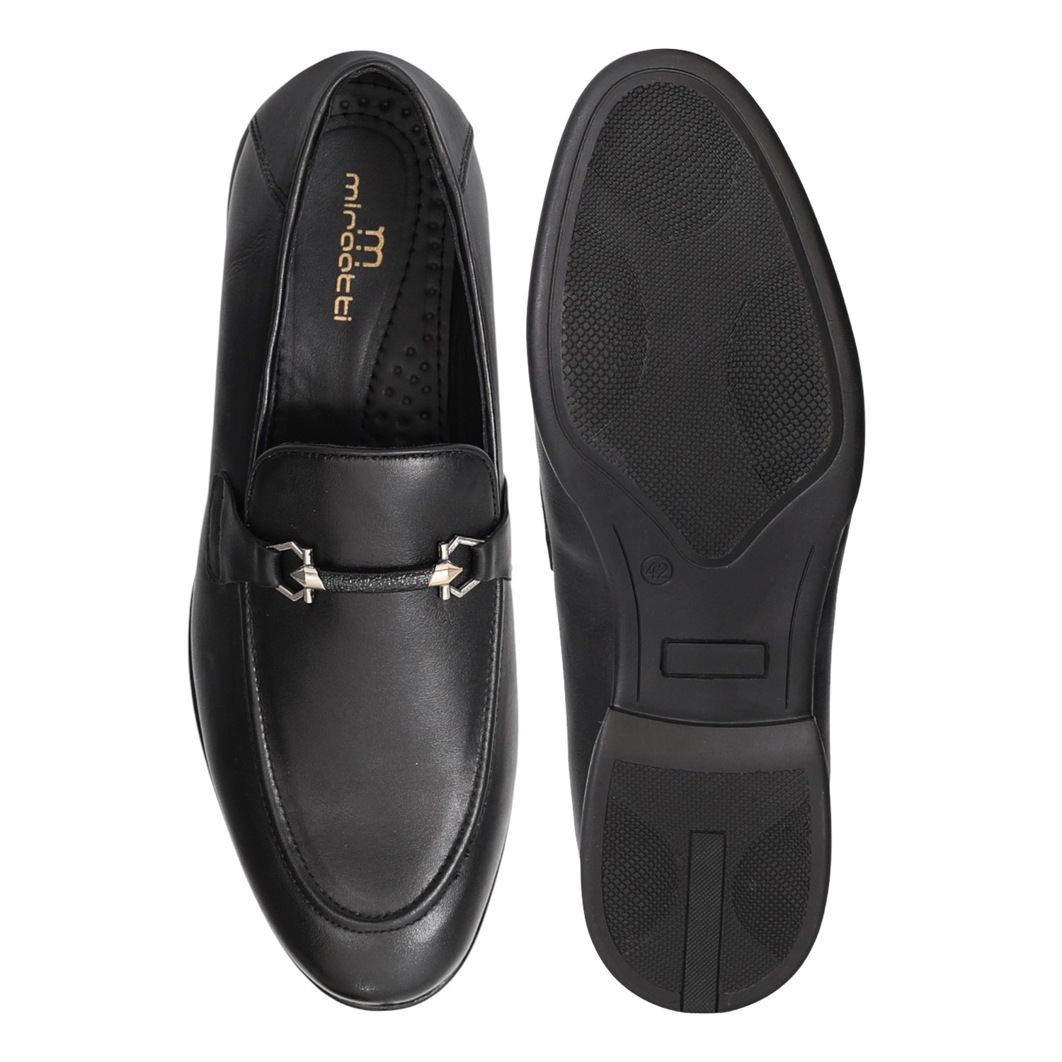 Men Black  Urban Slip-On Loafers