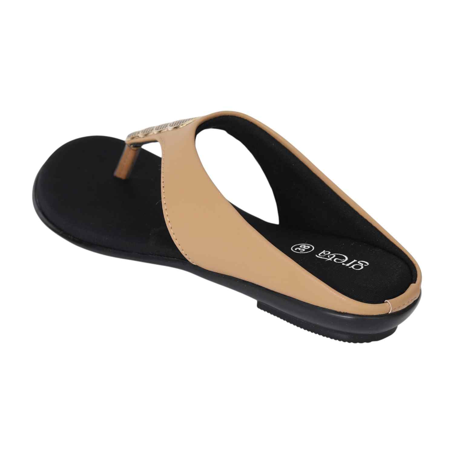 Women Warm Beige Charm Comfort Sandals