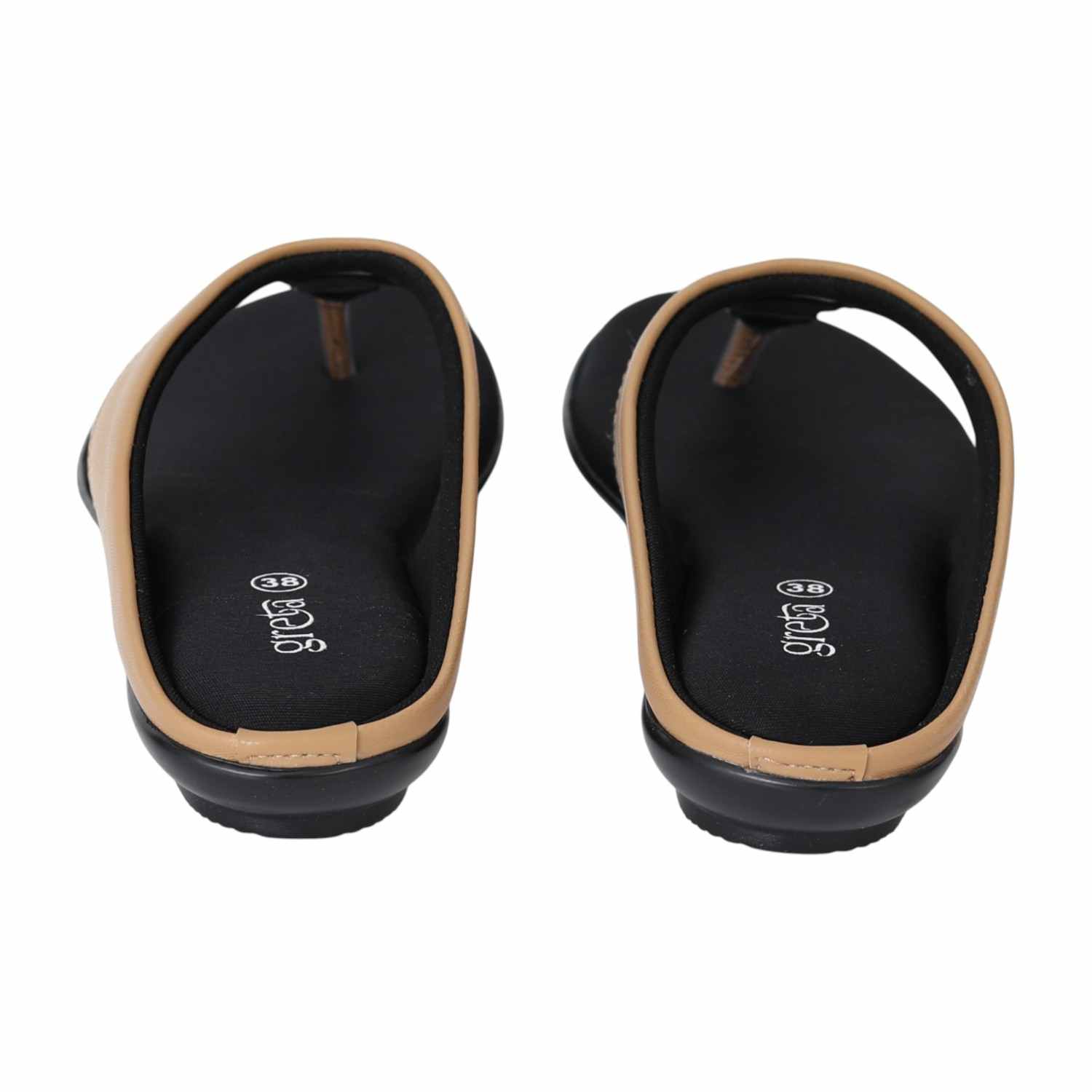 Women Warm Beige Charm Comfort Sandals