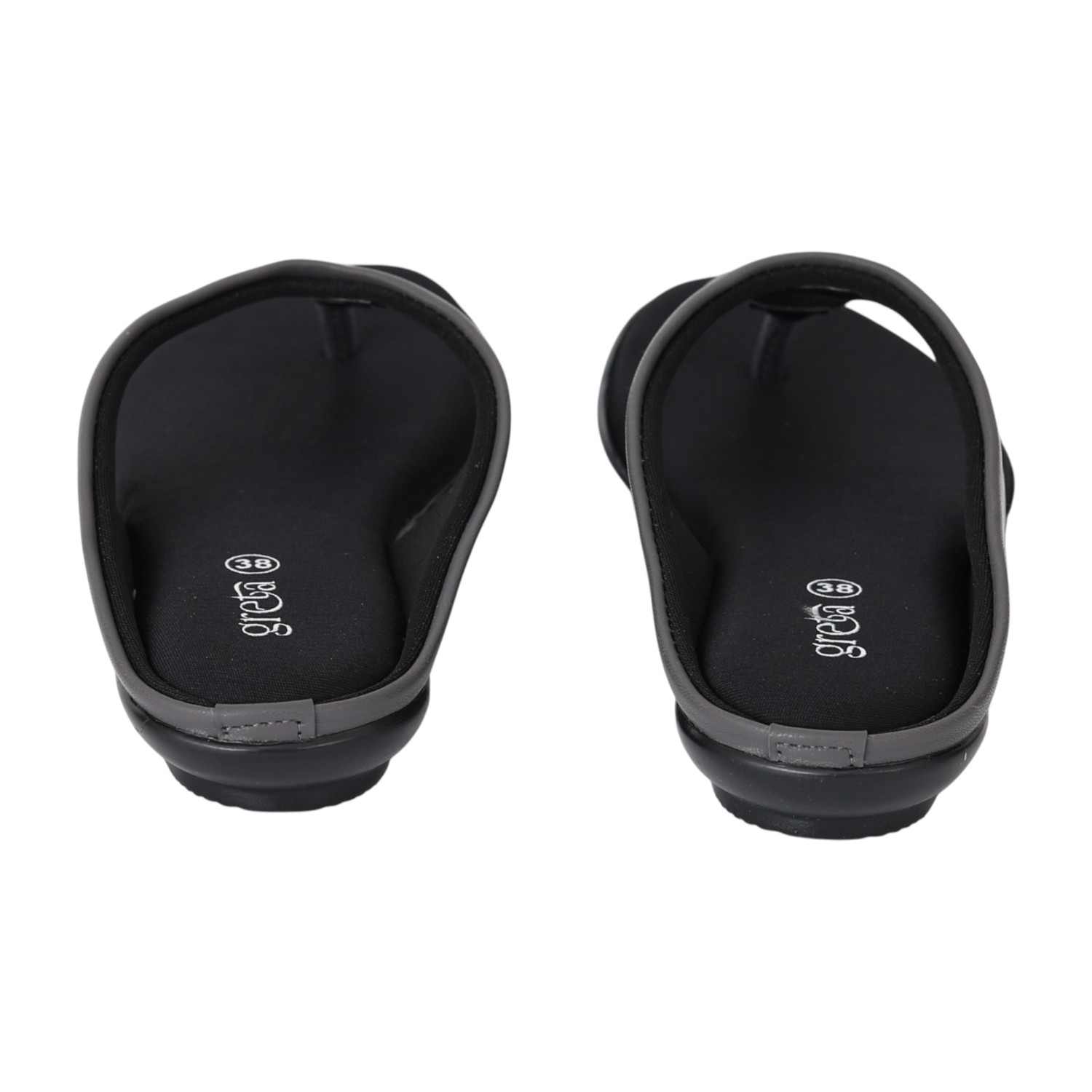 Women Grey Charm Comfort Sandals