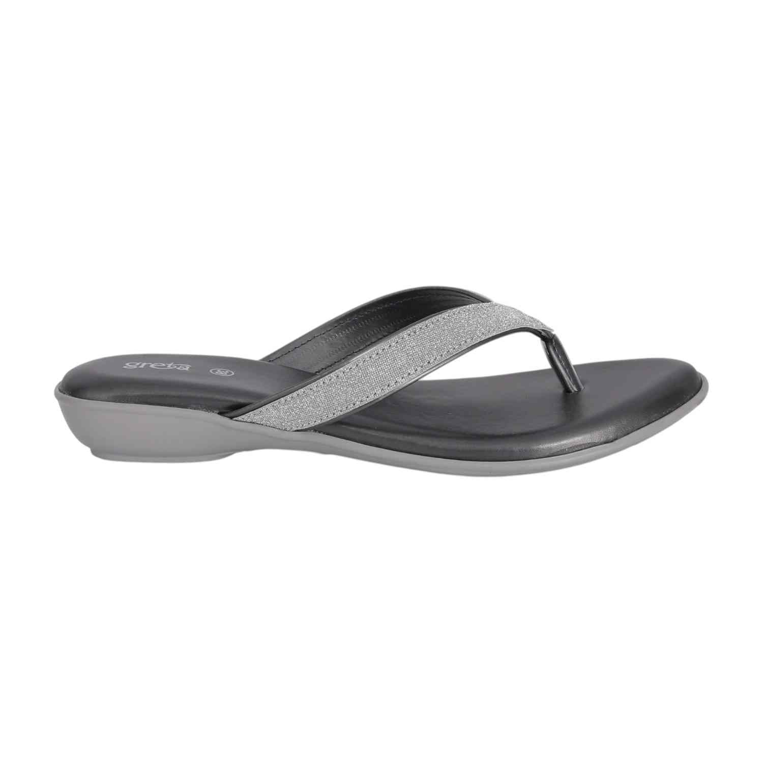 Women Silver Glow Wedge Sandals