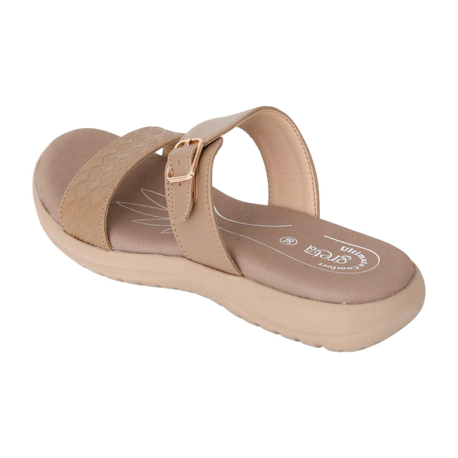 Women's Taupe Glow Slide Sandals