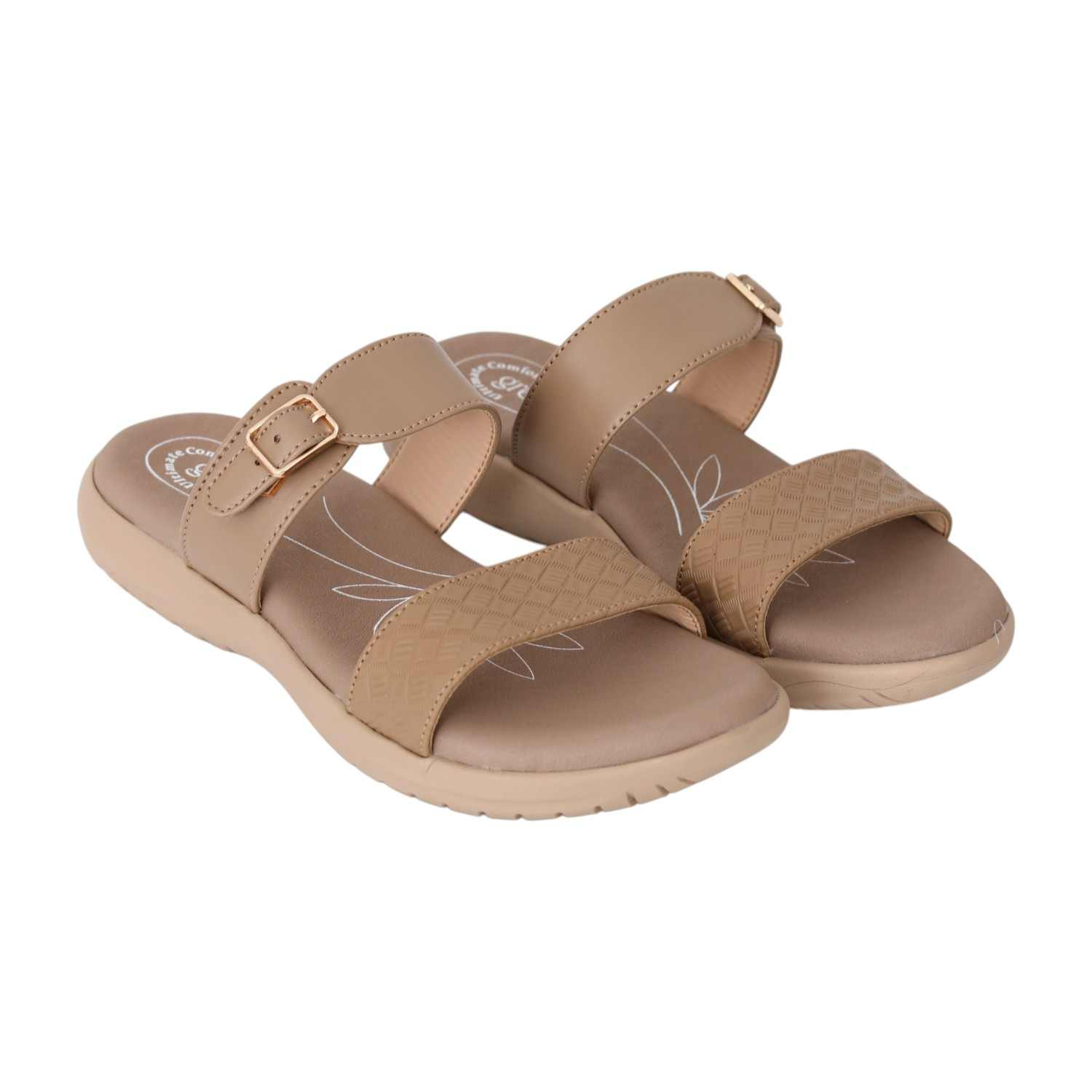 Women's Taupe Glow Slide Sandals