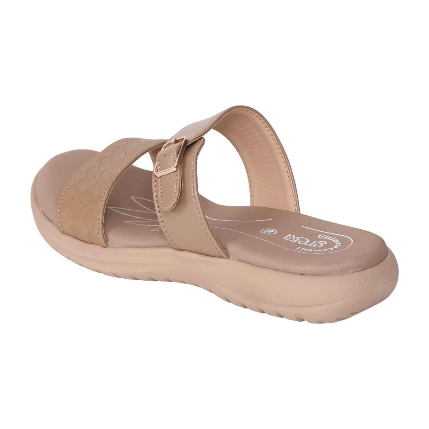 Women's Taupe Glow Slide Sandals