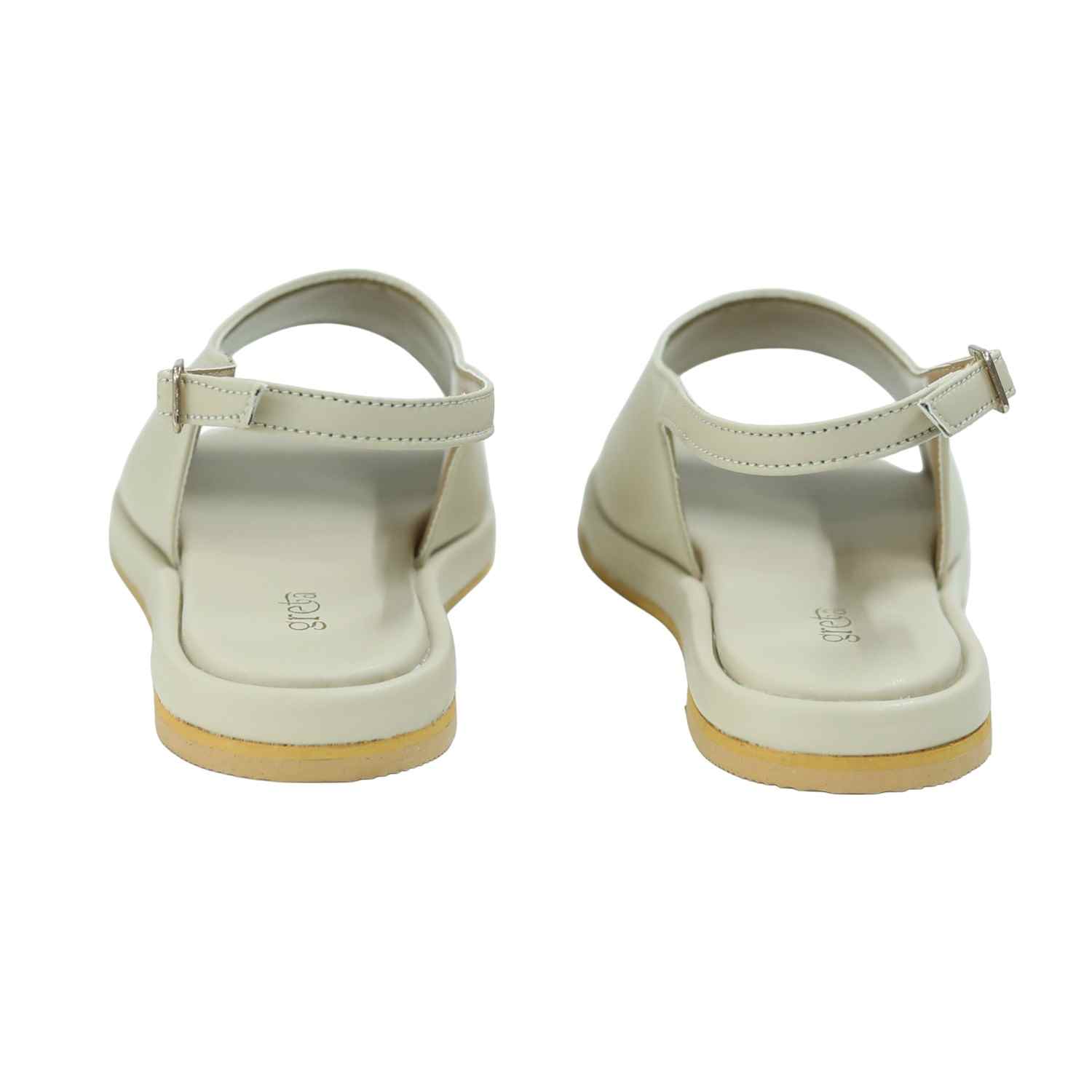 Women’s Beige Slingback Open-Toe Sandals