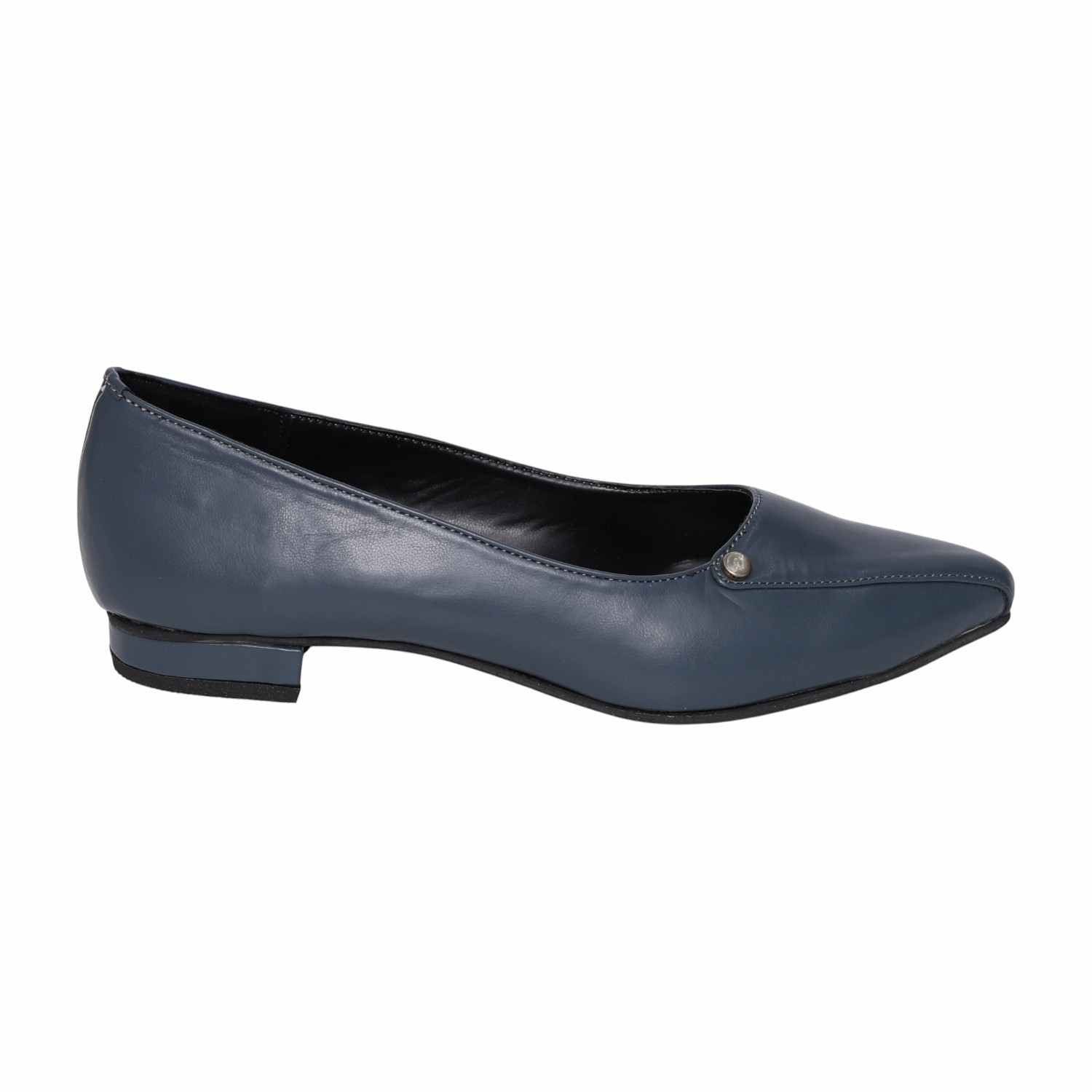 Women’s Elegant Navy Slip-Ons with Chic Front Detail