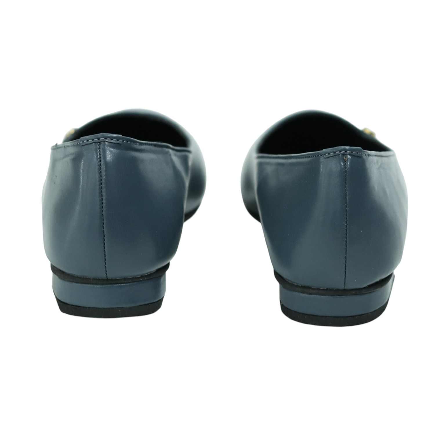 Women’s Elegant Navy Slip-Ons with Chic Front Detail