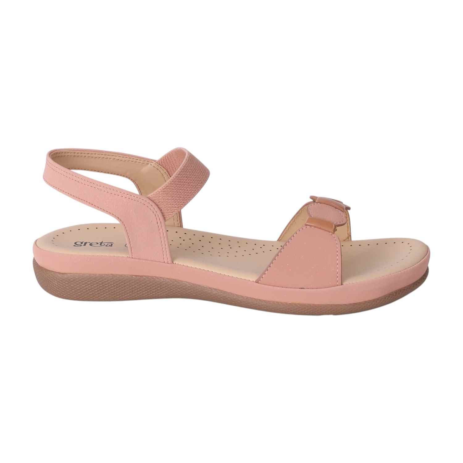 Women Black T-Strap Sandals with Studded Detailing
