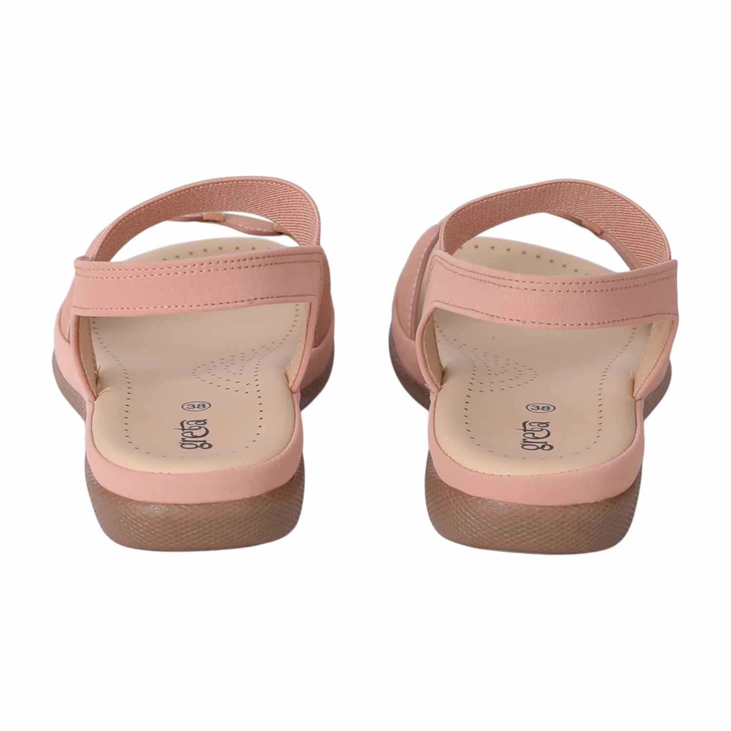 Women Black T-Strap Sandals with Studded Detailing