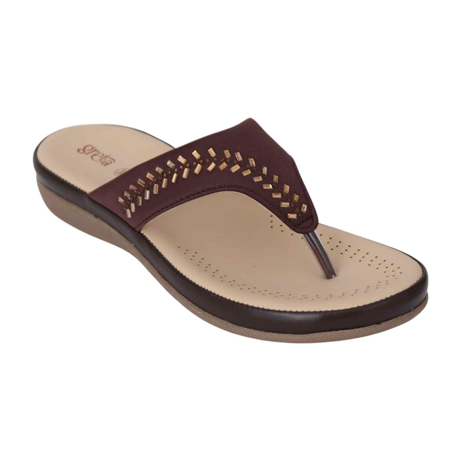 Women Mocha Gleam Comfort Sandals