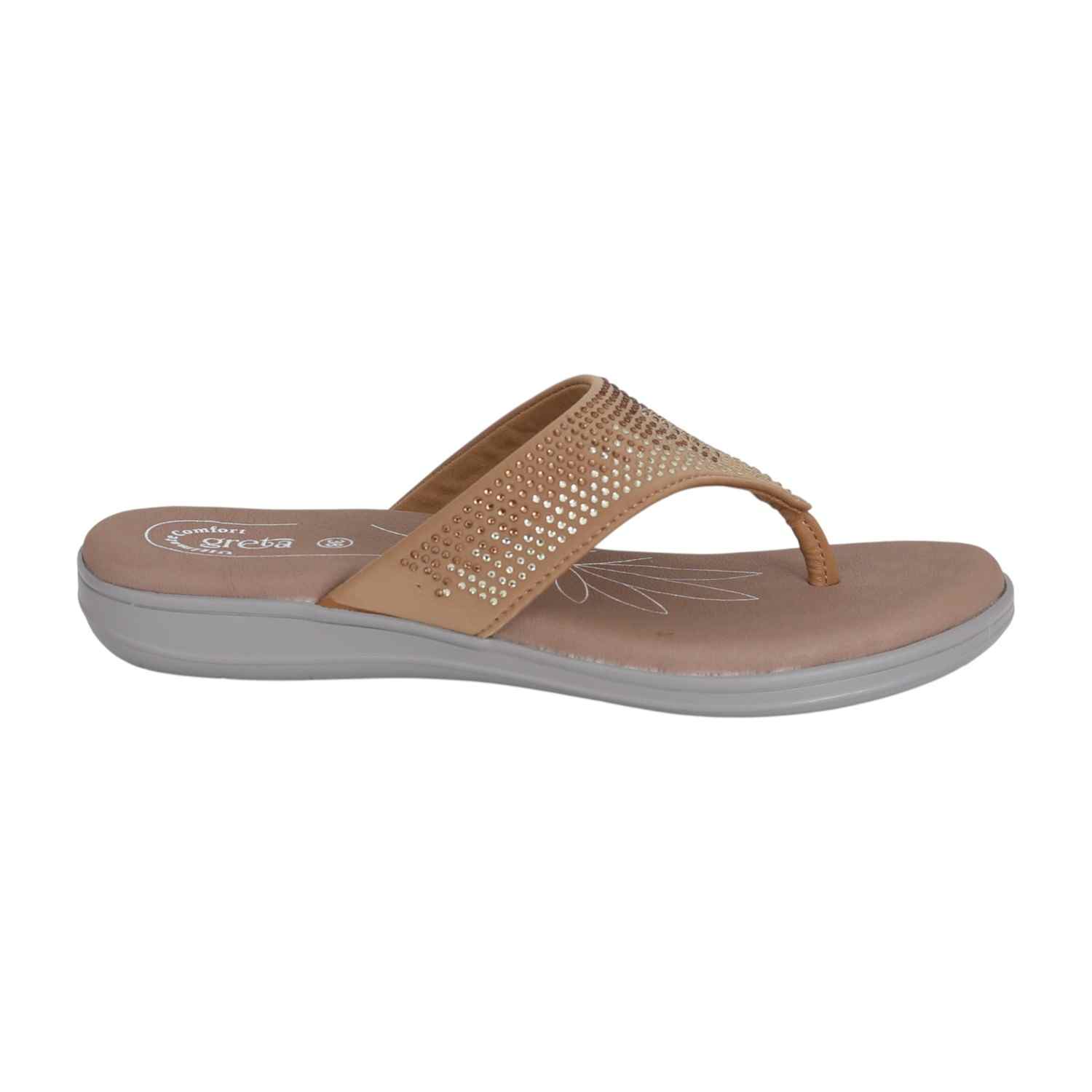 Women Beige Radiance Wedge Sandals