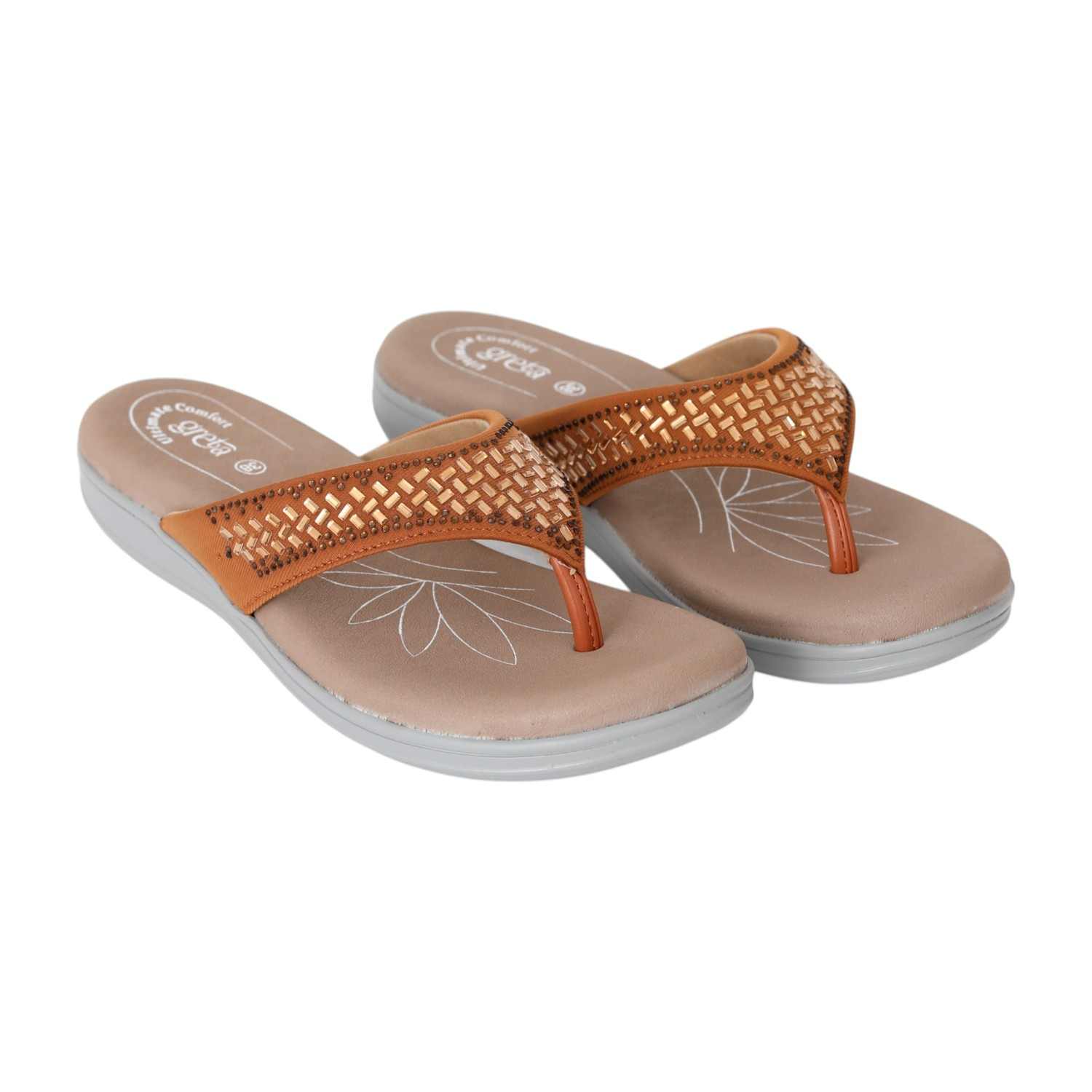 Women's Caramel Glow Comfort Thongs
