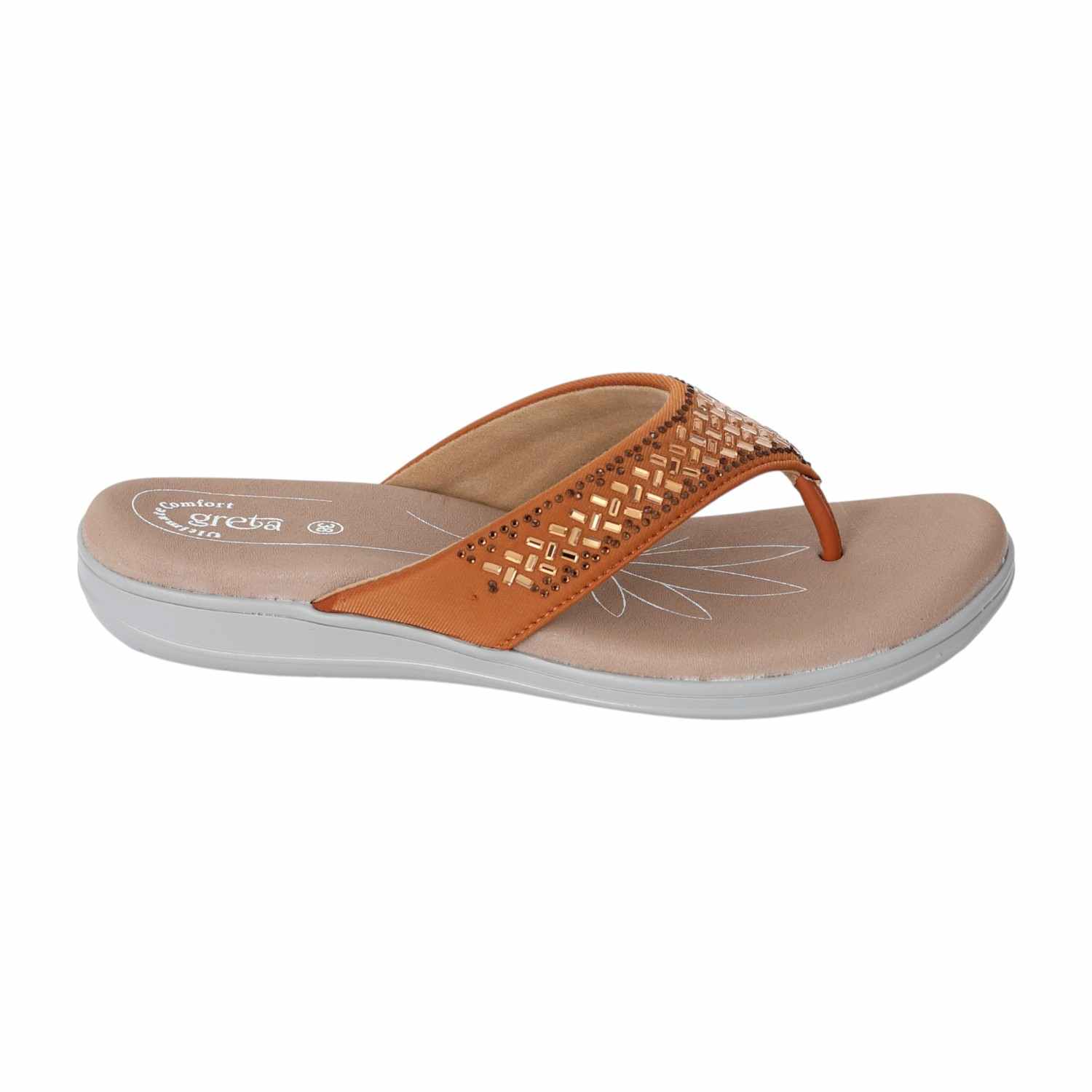 Women's Caramel Glow Comfort Thongs
