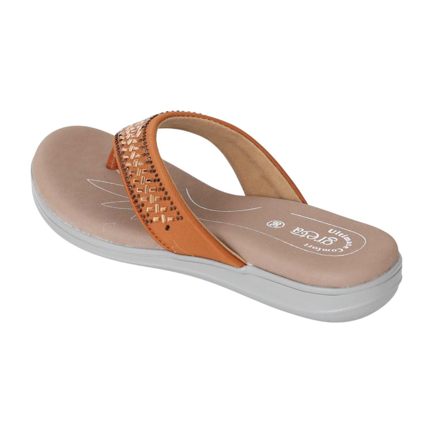 Women's Caramel Glow Comfort Thongs