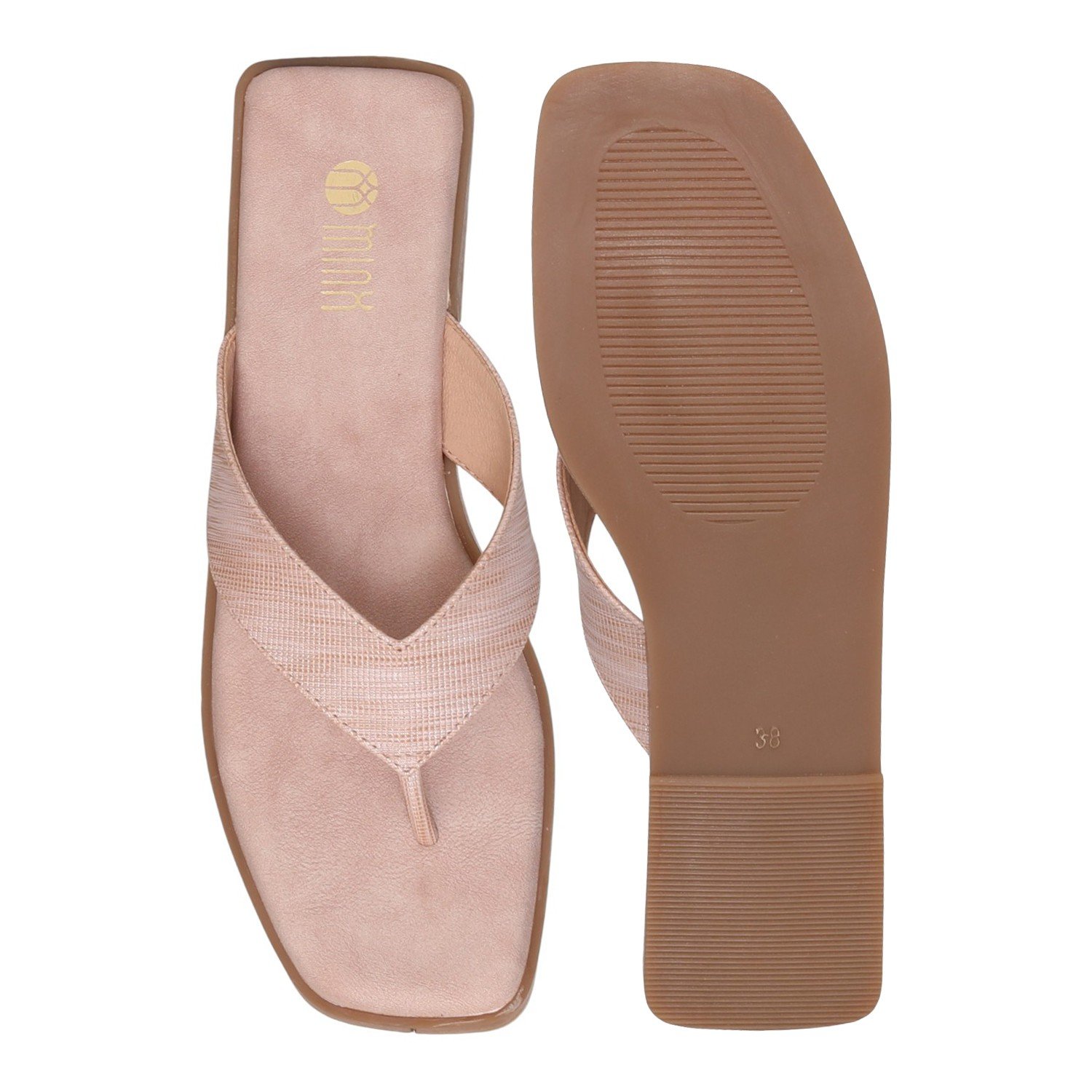 Women's Blush Tone Comfort Flats