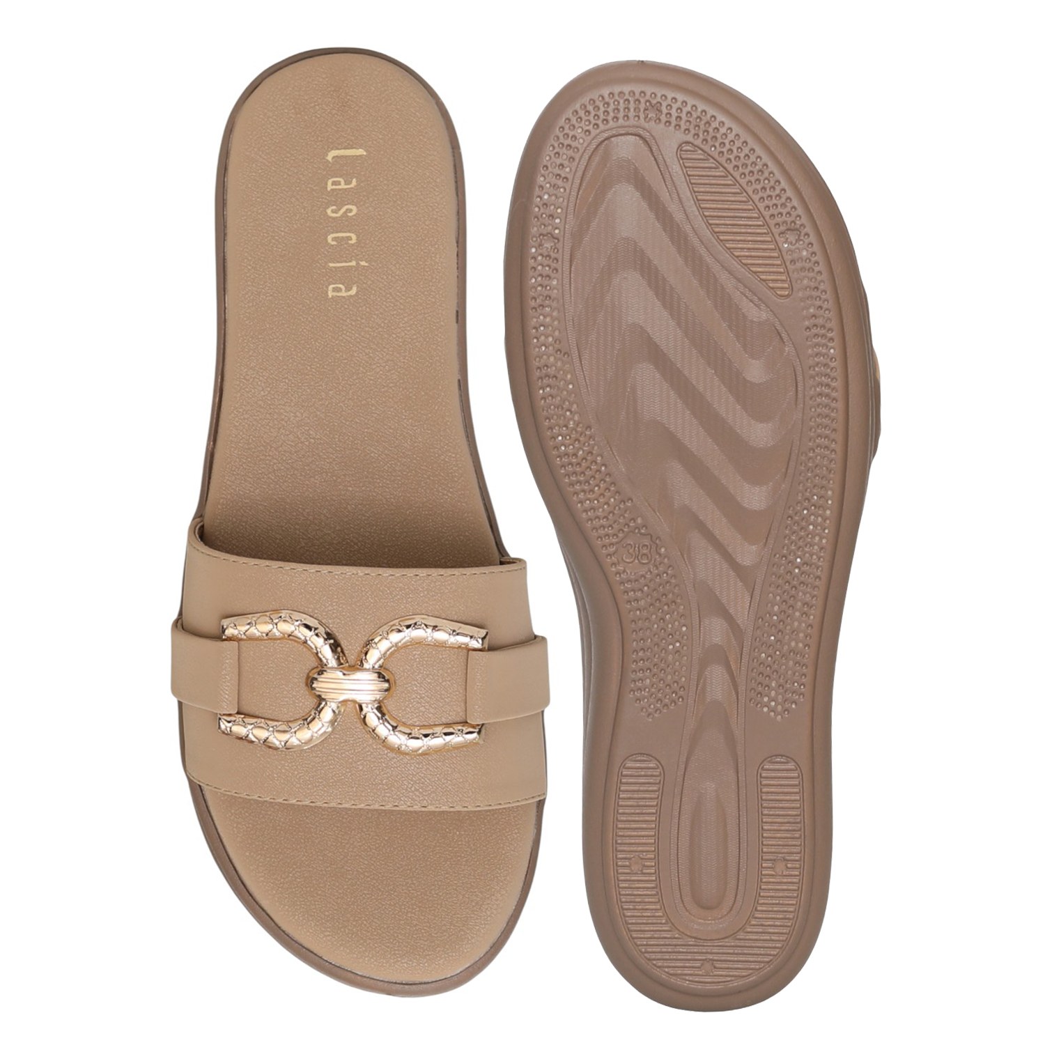 Women's Almond Buckle Wedges