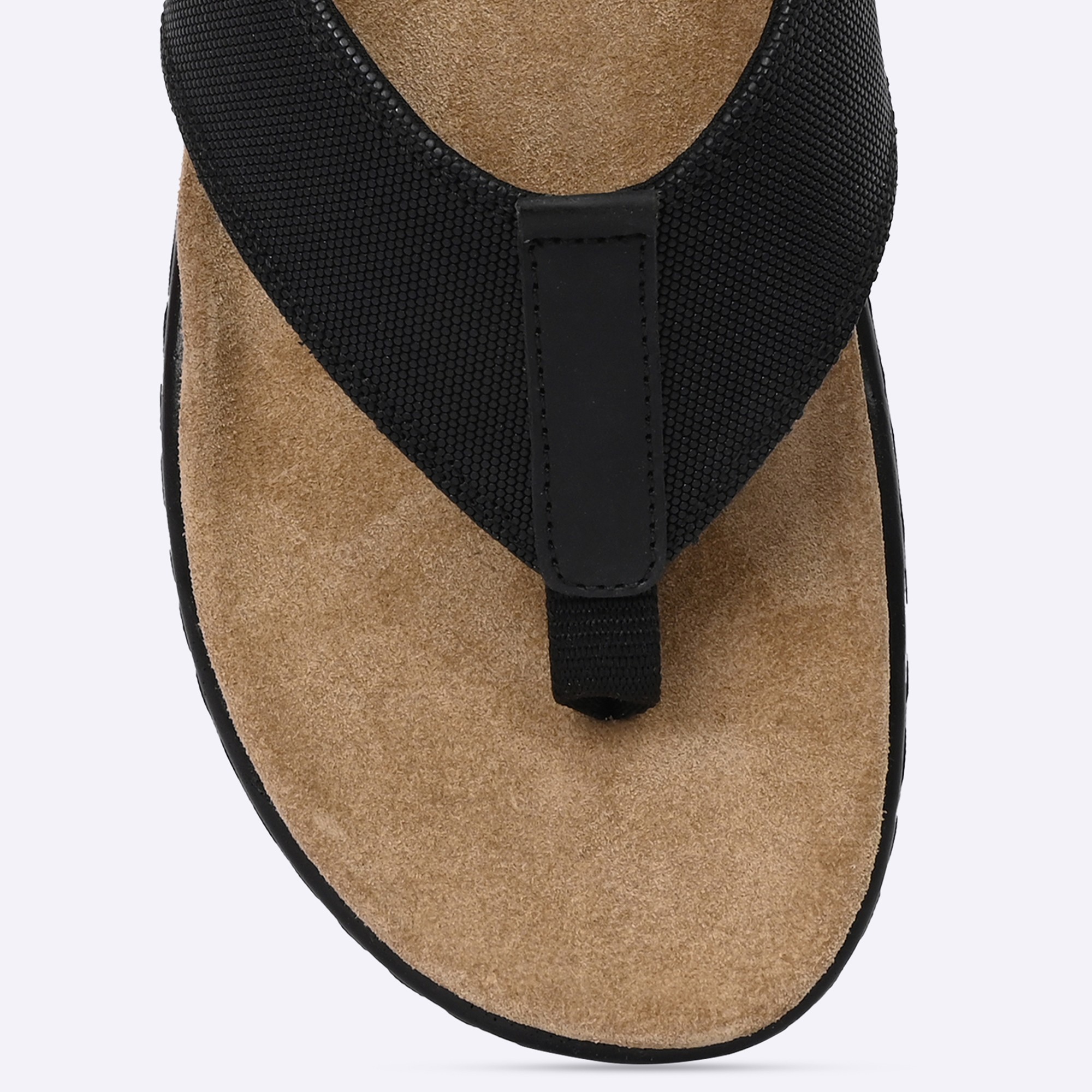 GAS | Men Brilliante Black Chappals|3