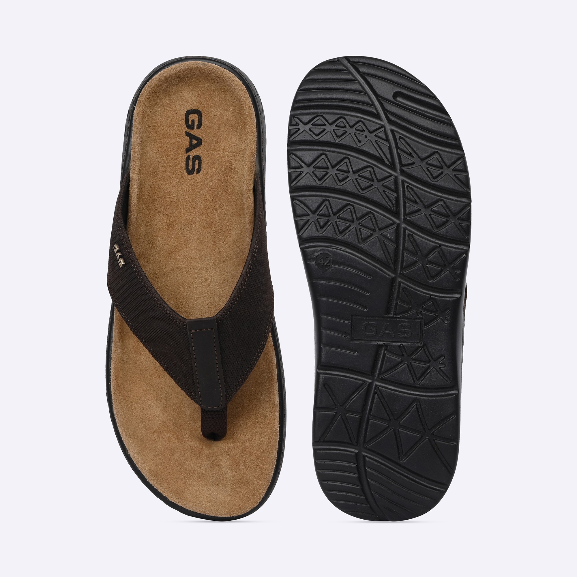 GAS | Men Brilliante Brown Chappals|4