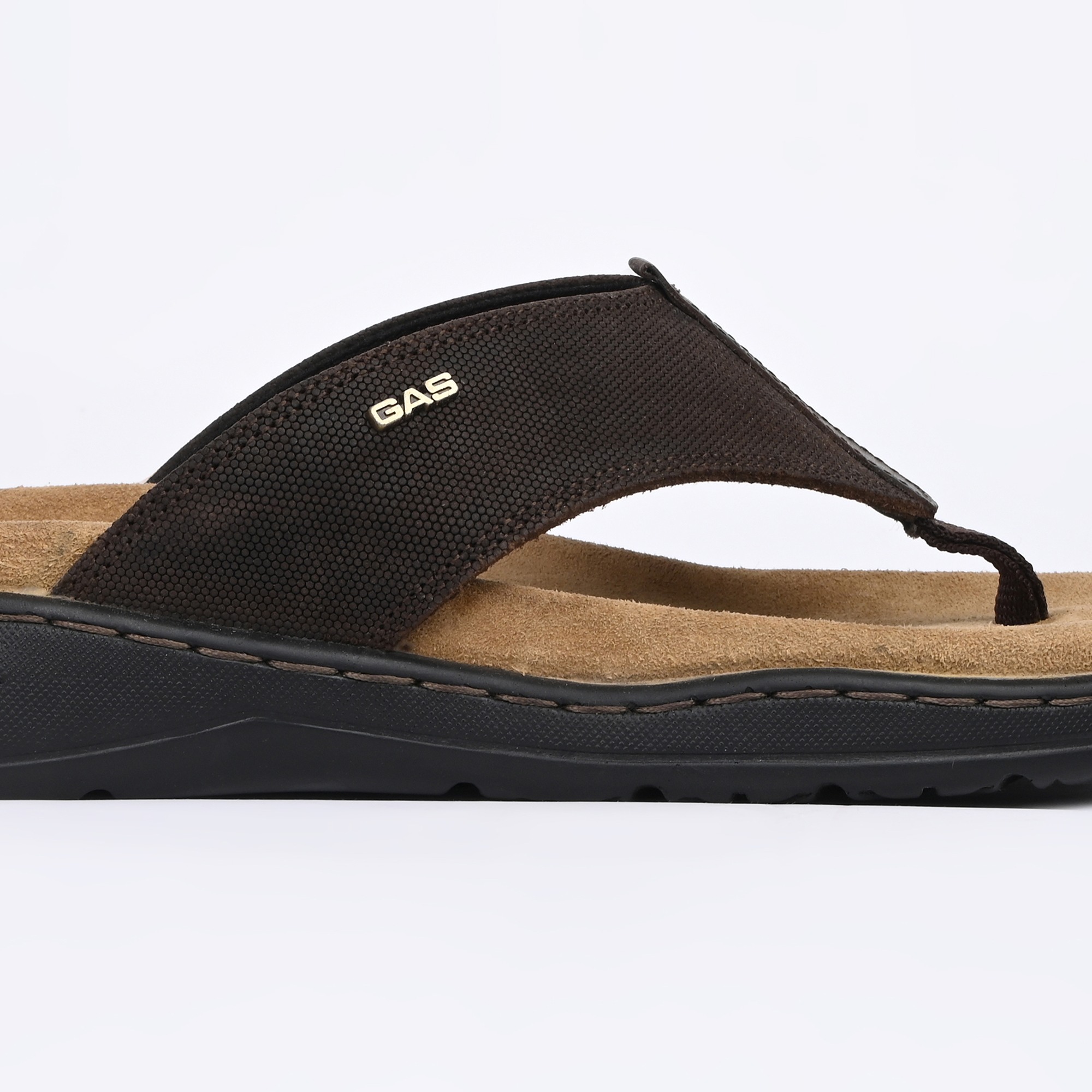 GAS | Men Brilliante Brown Chappals|2