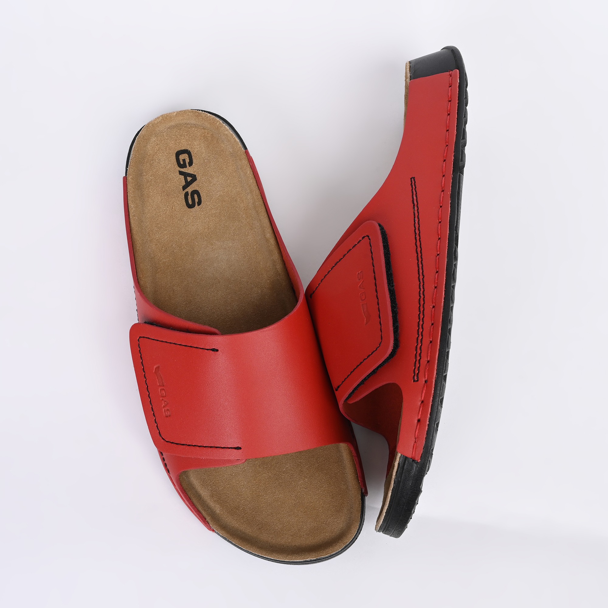 GAS | Men Aeroflusso Red Slides|7