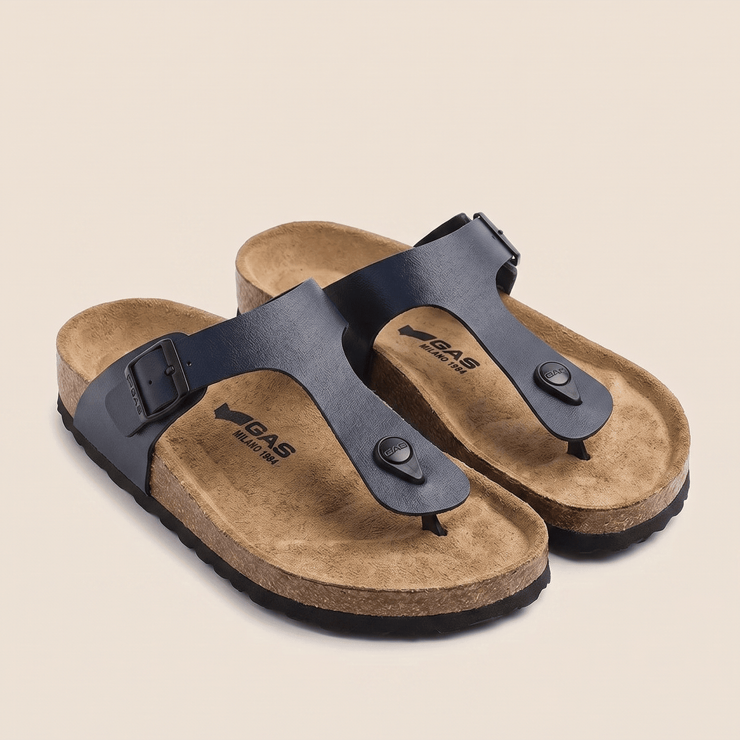 Men Blue UltraRapido T-Strap Sandals