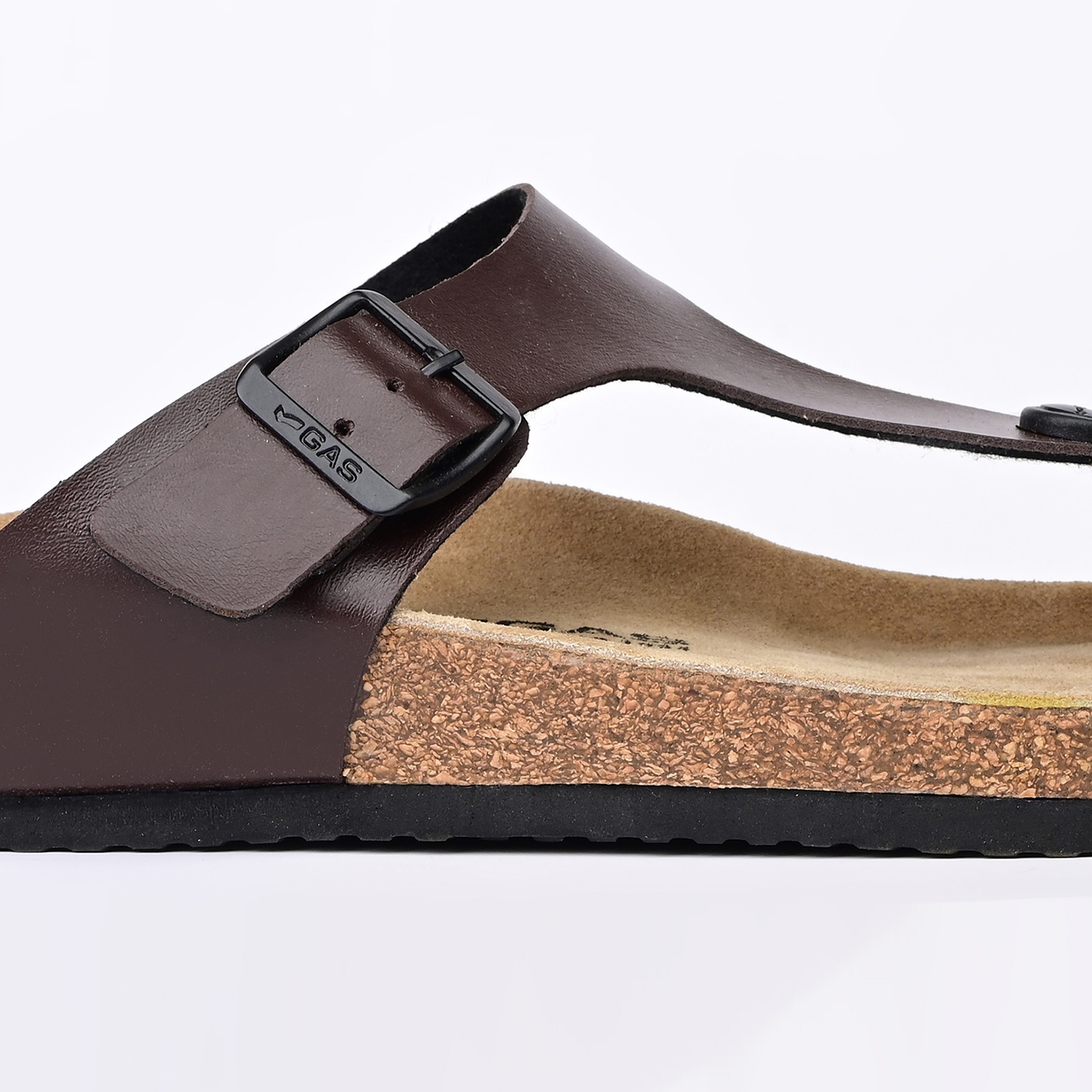 GAS | Men Brown UltraRapido T-Strap Sandals|1