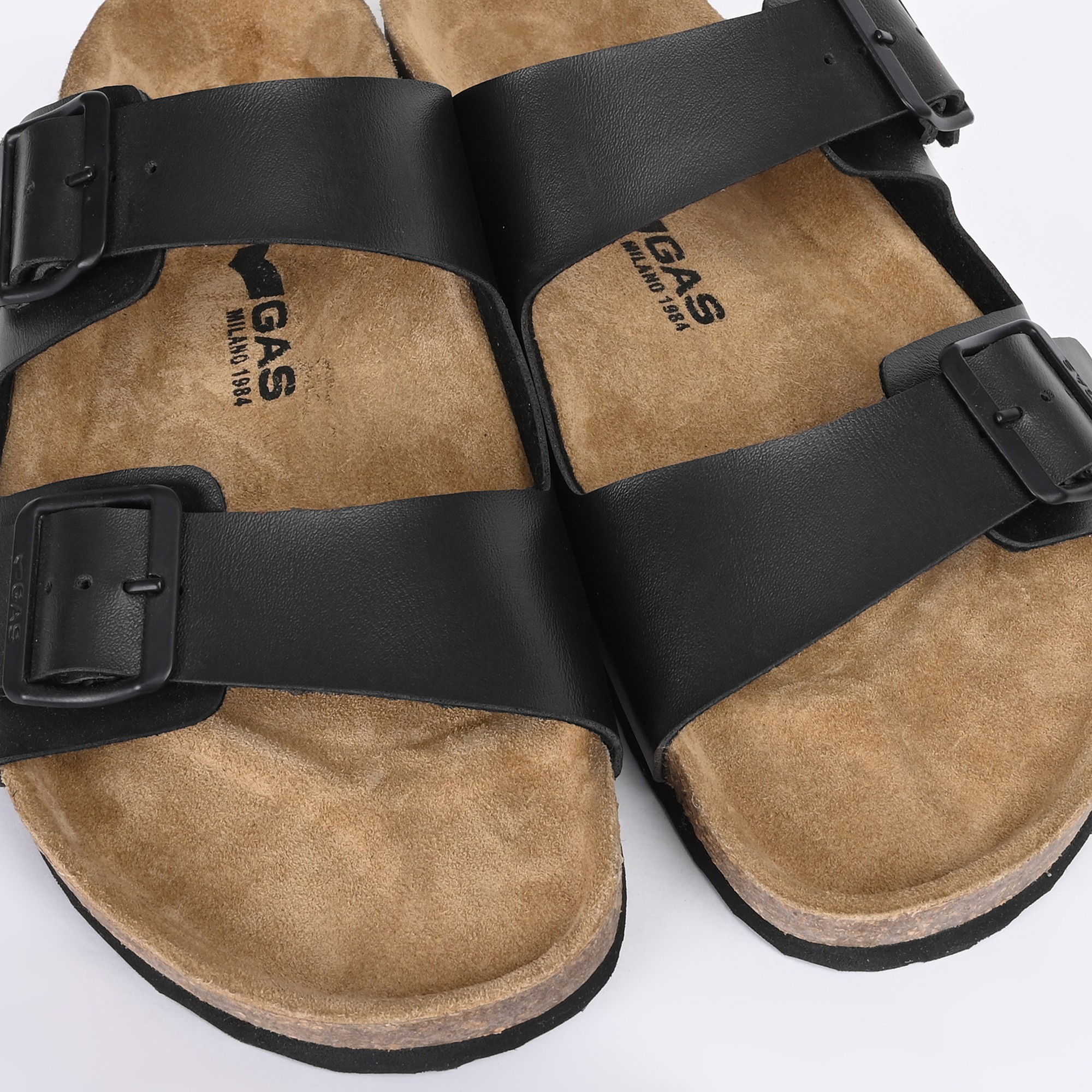 GAS | Men Virtuoso Black Sandals|7