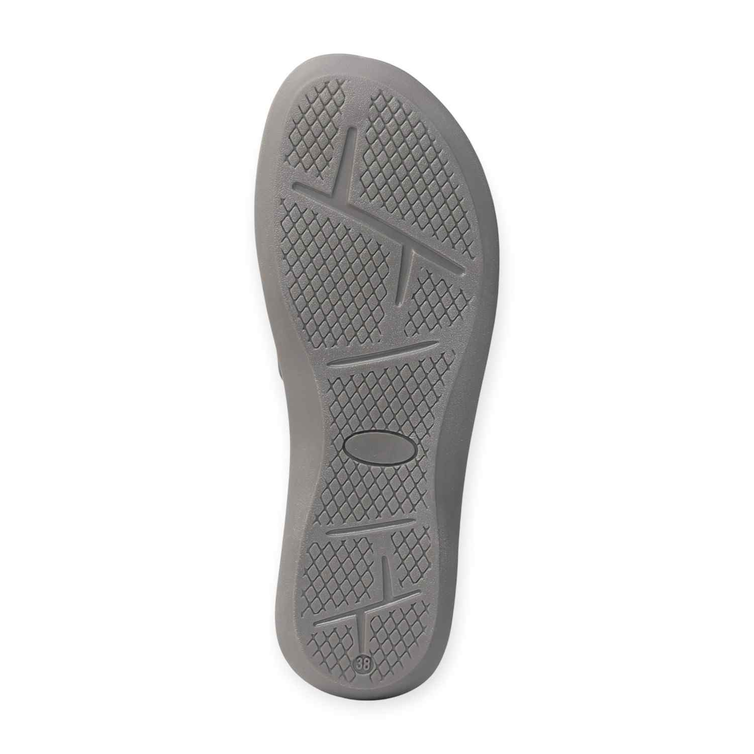 Melonz Women’s Buckle Strap Grey Sandals