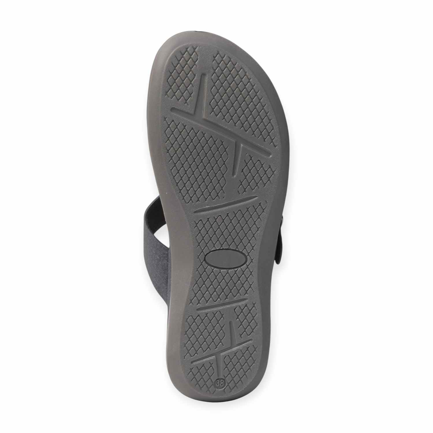 Melonz Women’s Buckle-Strap Grey Sandals