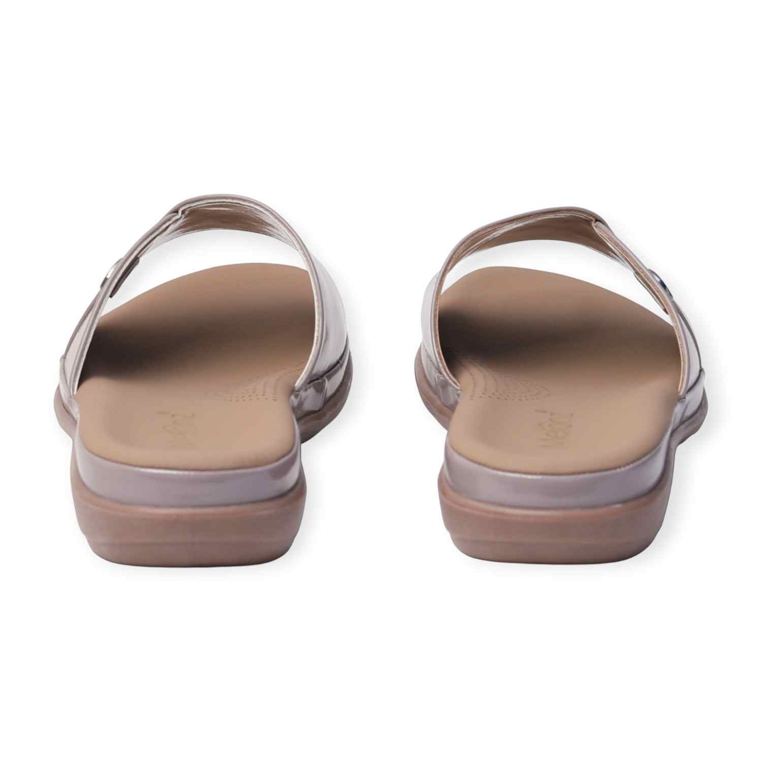 Melonz Women's Rose Pink Glossy Slides