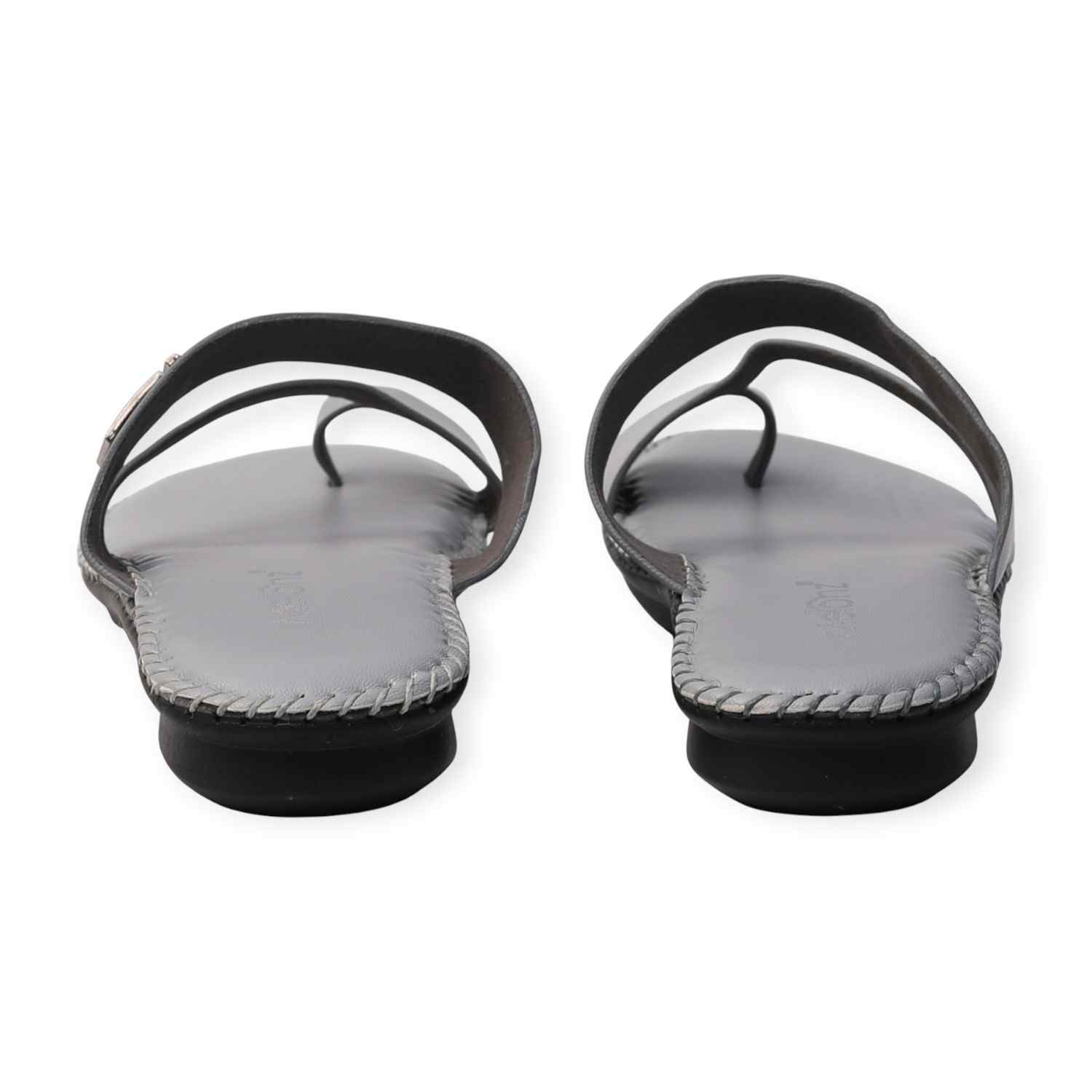 Melonz Women’s Cross-Strap Grey Slip-Ons