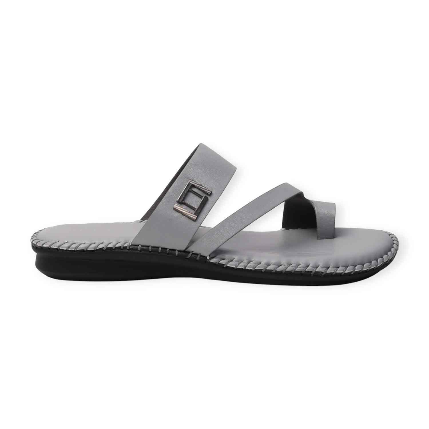 Melonz Women’s Cross-Strap Grey Slip-Ons