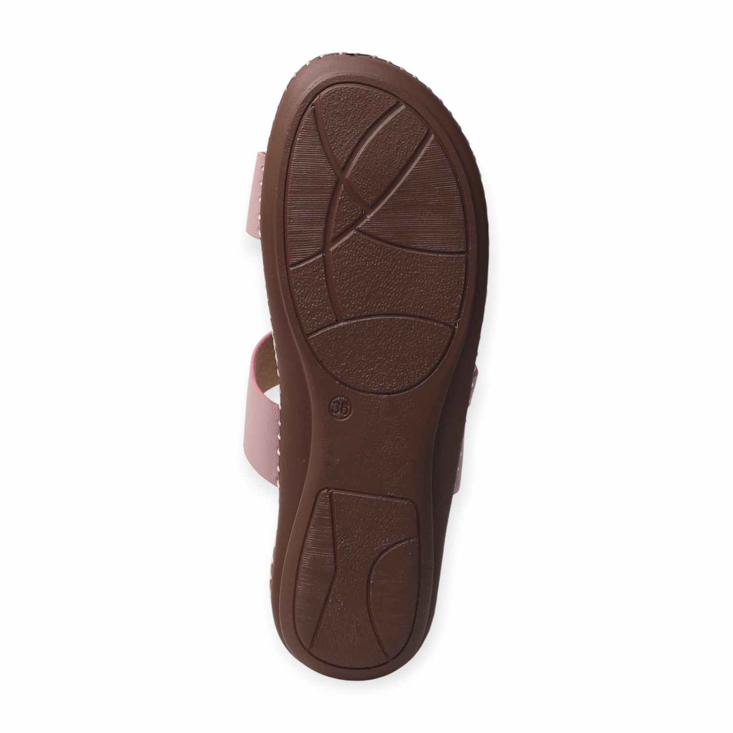 Melonz Women’s Cross-Strap Rose Pink Slip-Ons