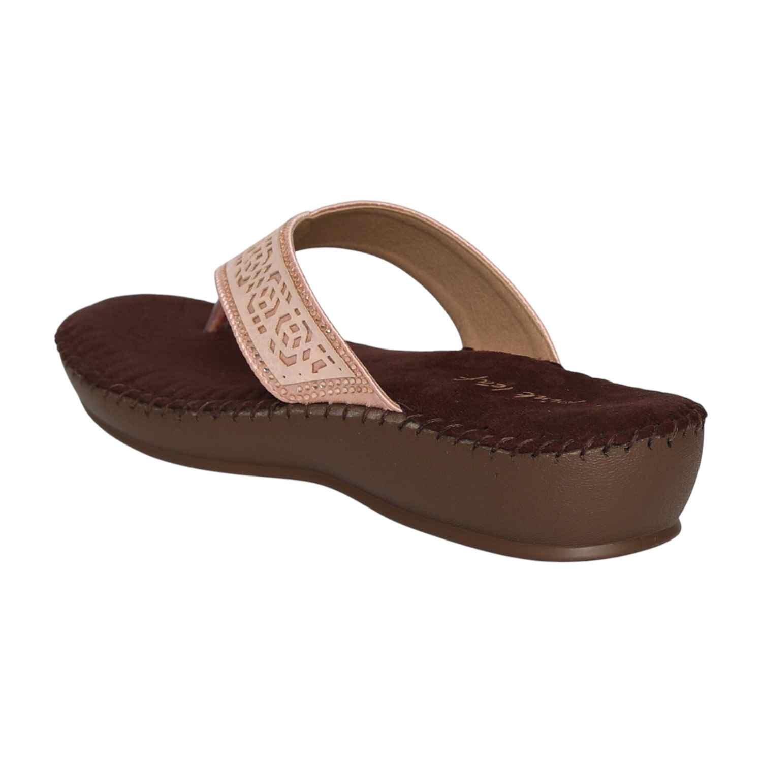 Women's Blush Filigree Thong Sandals