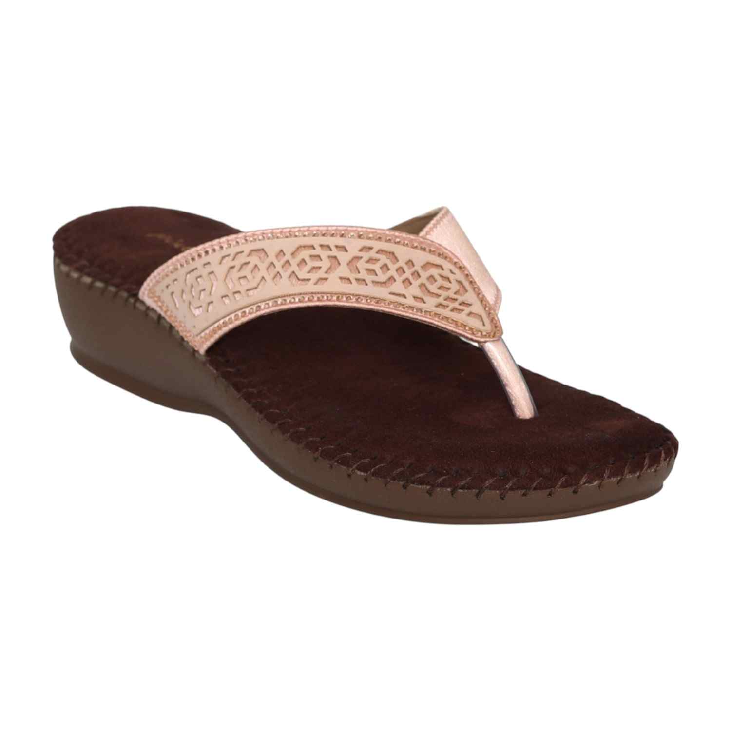 Women's Blush Filigree Thong Sandals