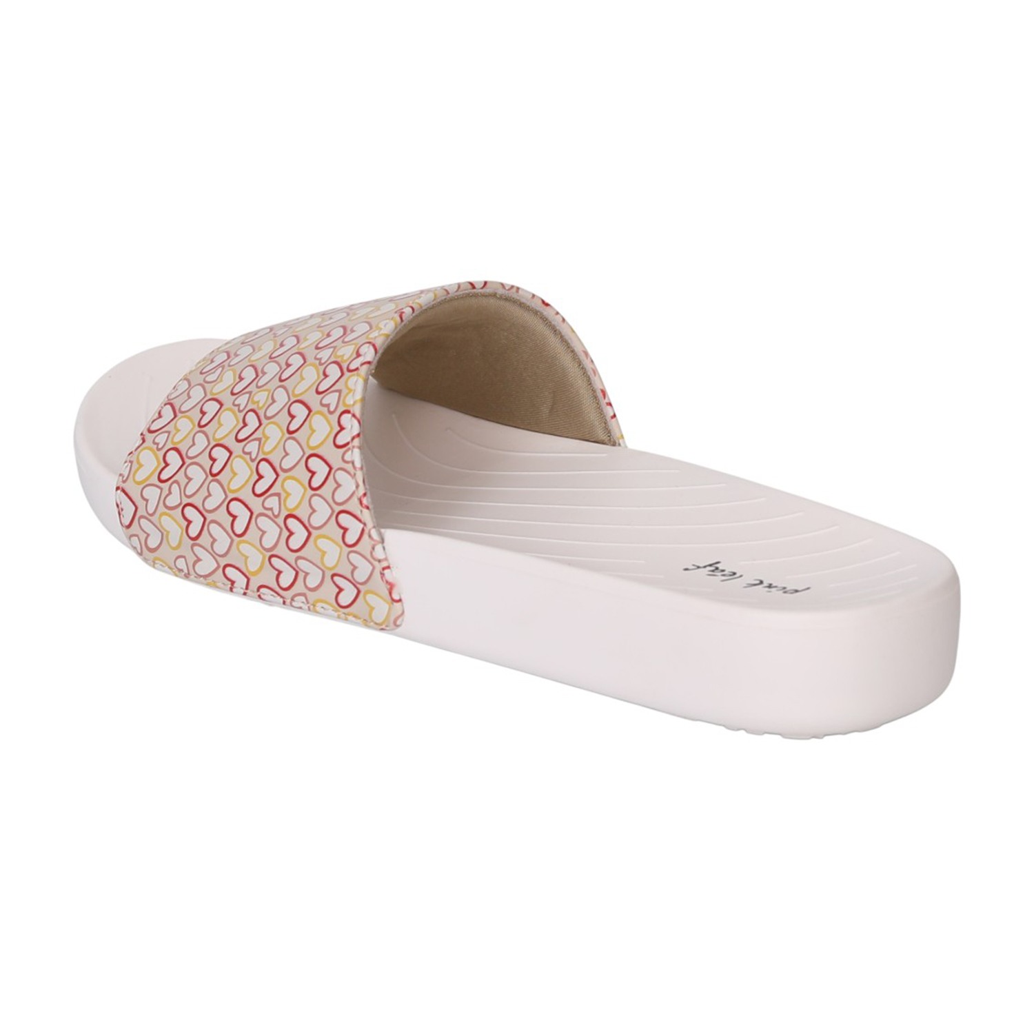 Women Pink Heart Design Slides